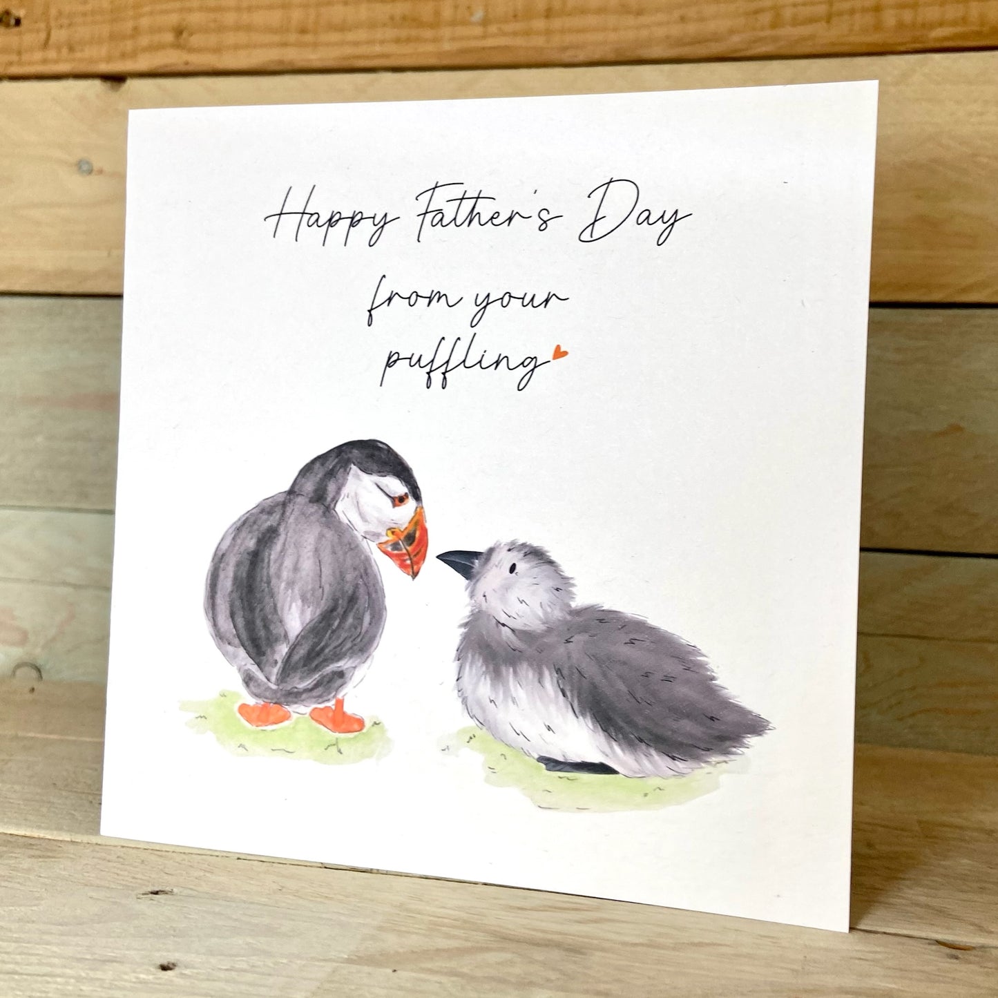 Puffling Father's Day Card