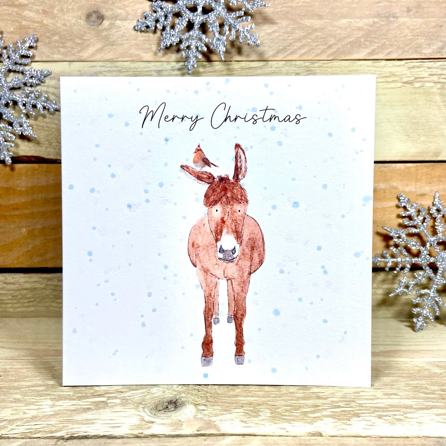 Robin and Dobbin Christmas Card