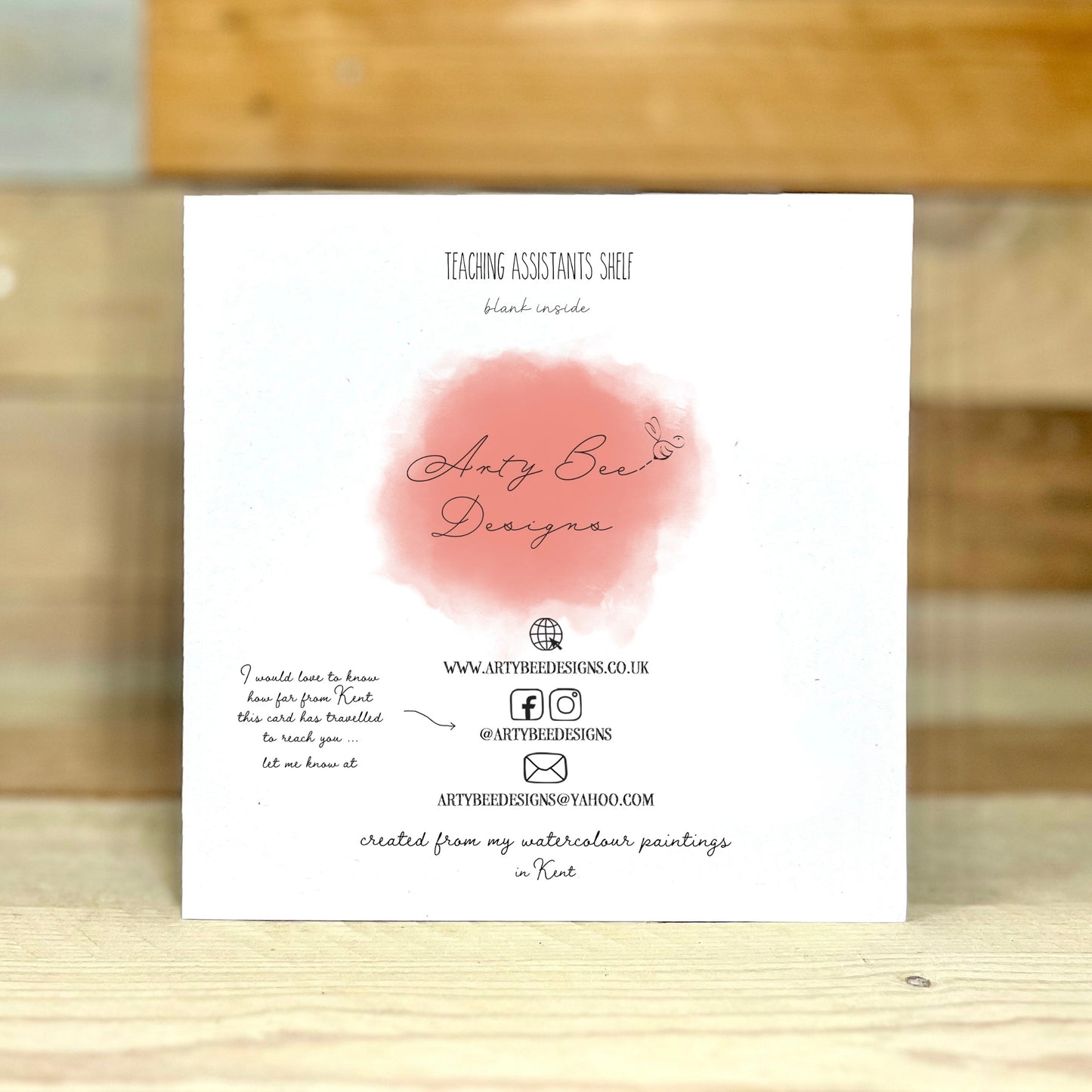 Thankyou Teaching Assistant Card