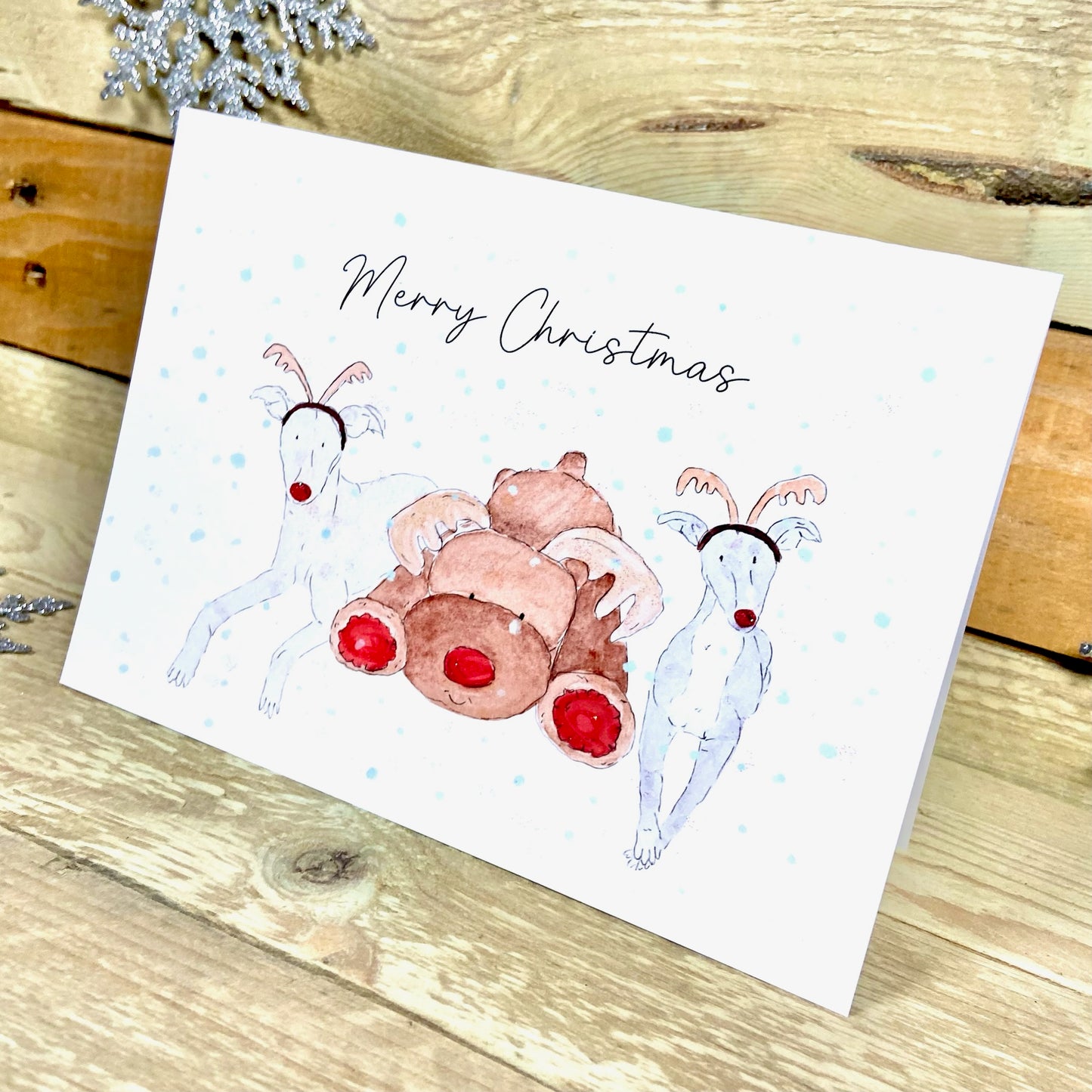 And Rudolf Makes Three Christmas Card