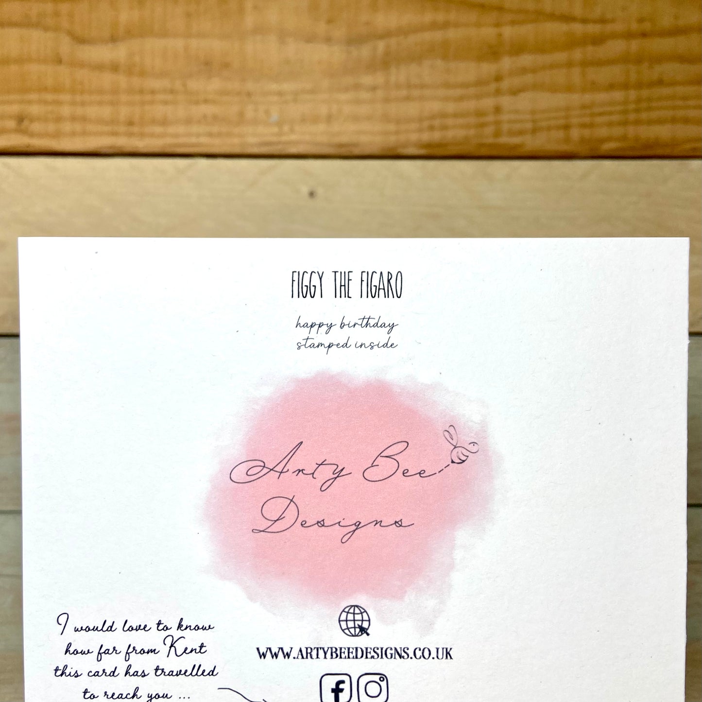 Figgy the Figaro Birthday Card