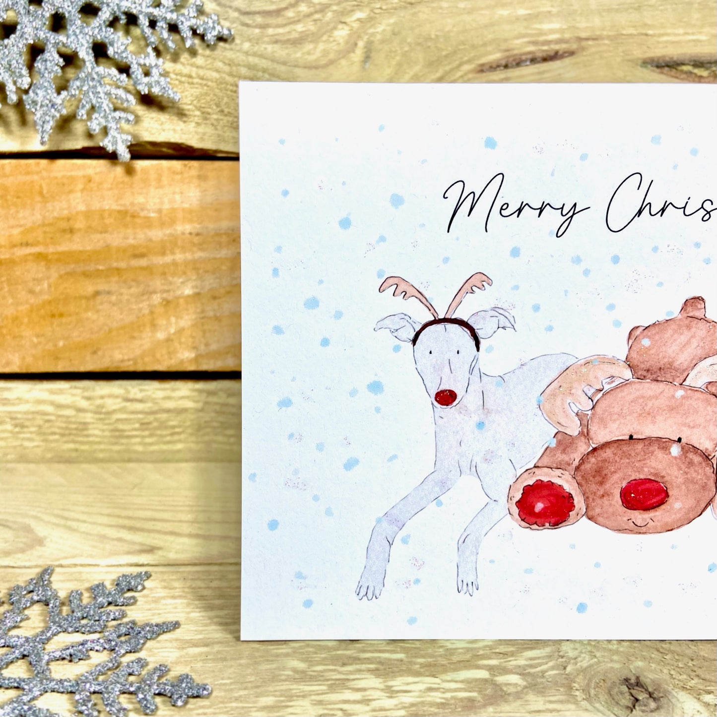 And Rudolf Makes Three Christmas Card