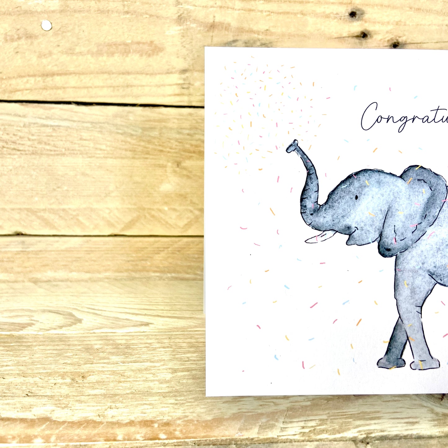 Betti Confetti Congratulations Card