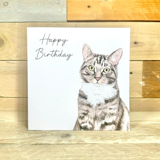 Finn the Cat Birthday Card