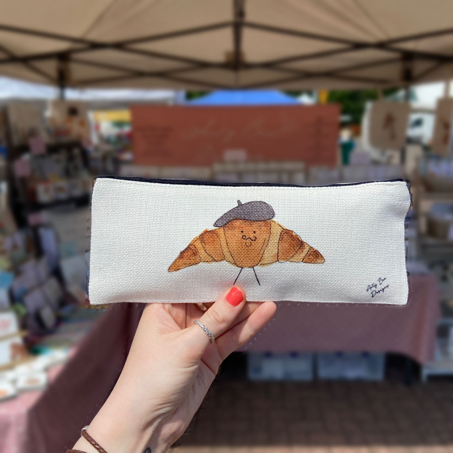 Pierre La Patisserie Linen Pencil Case