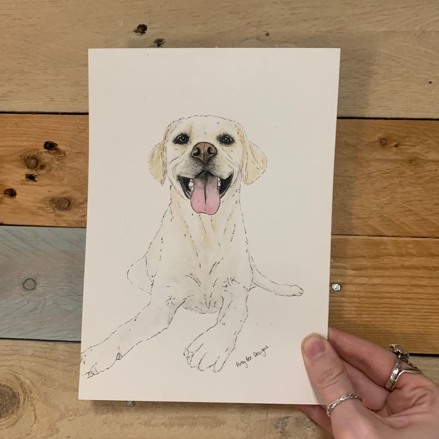 Watercolour Pet Portrait