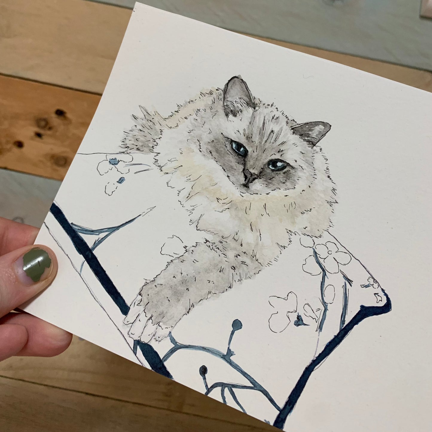 Watercolour Pet Portrait