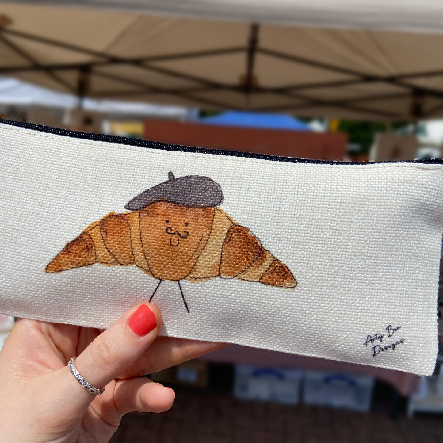 Pierre La Patisserie Linen Pencil Case
