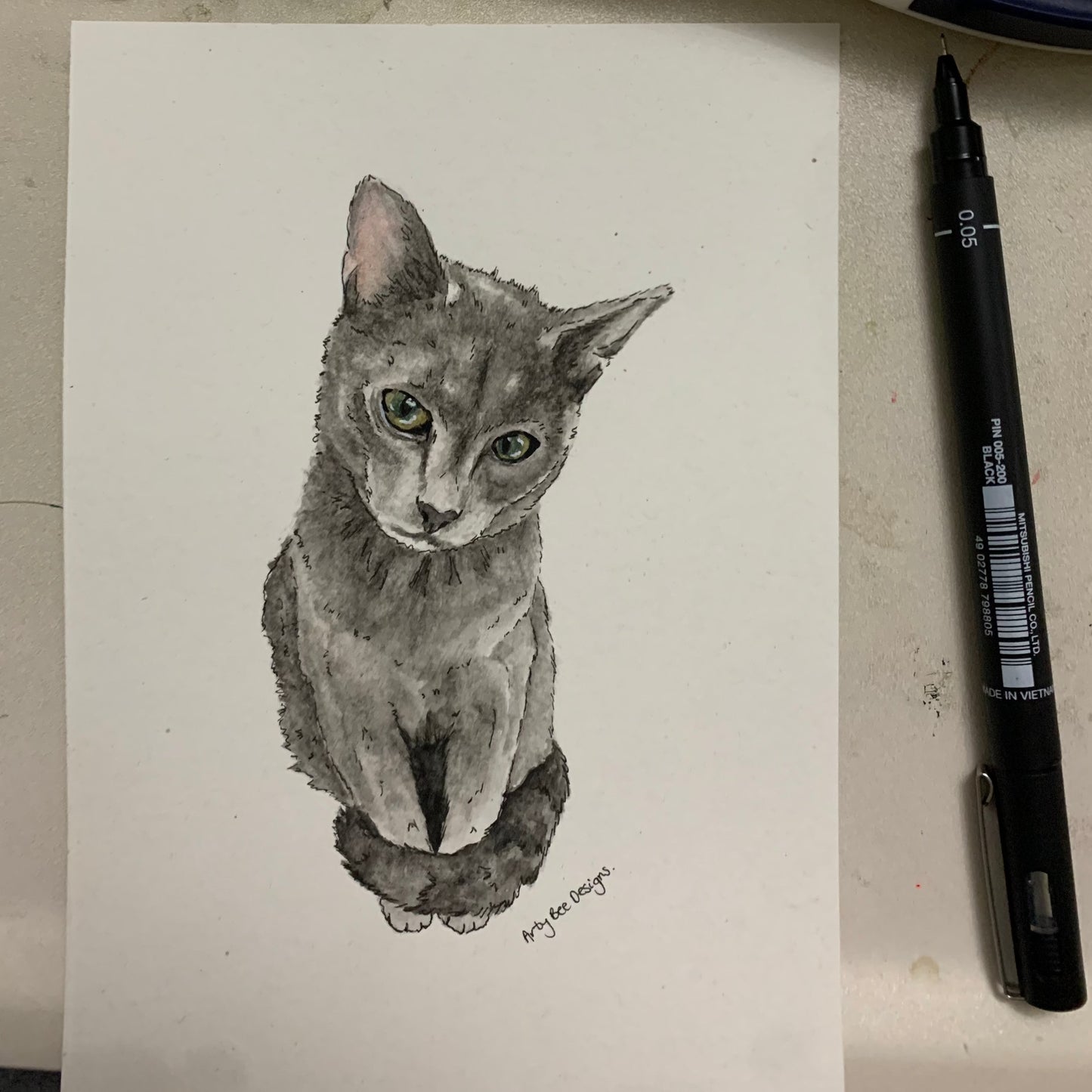 Watercolour Pet Portrait