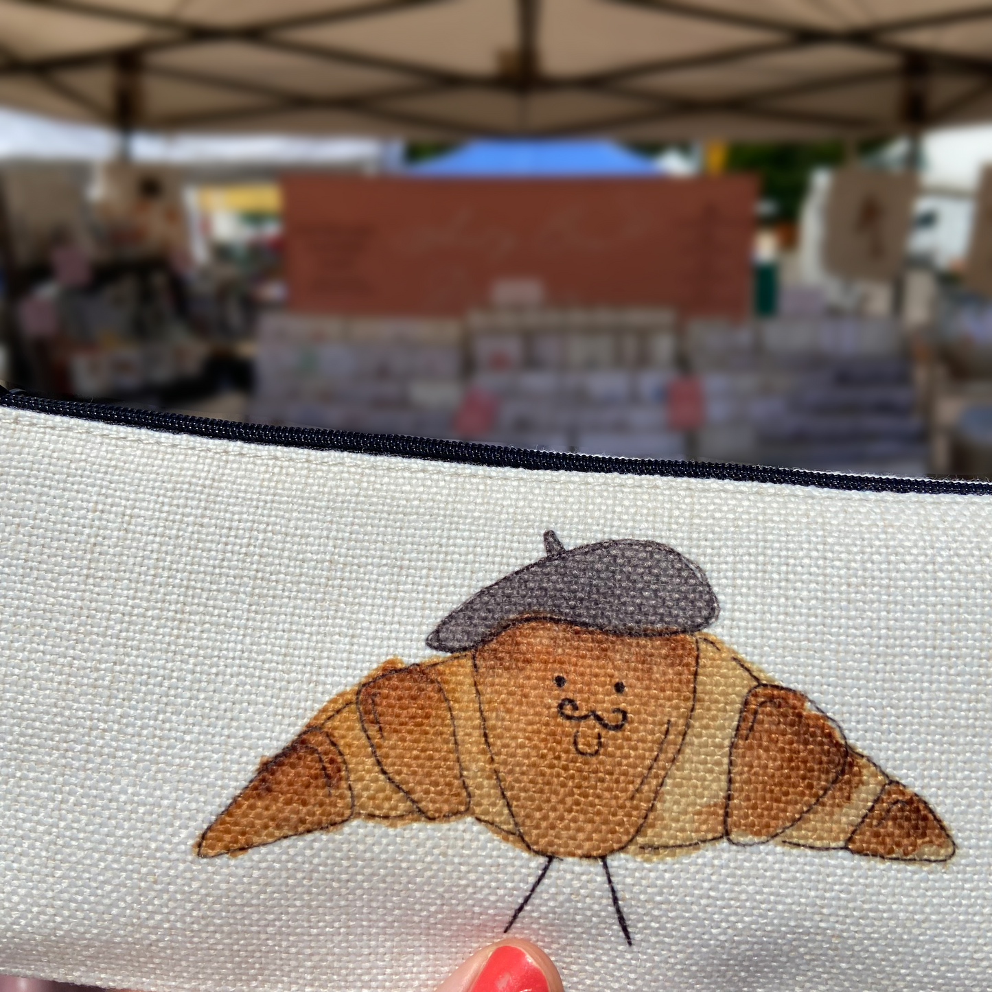 Pierre La Patisserie Linen Pencil Case