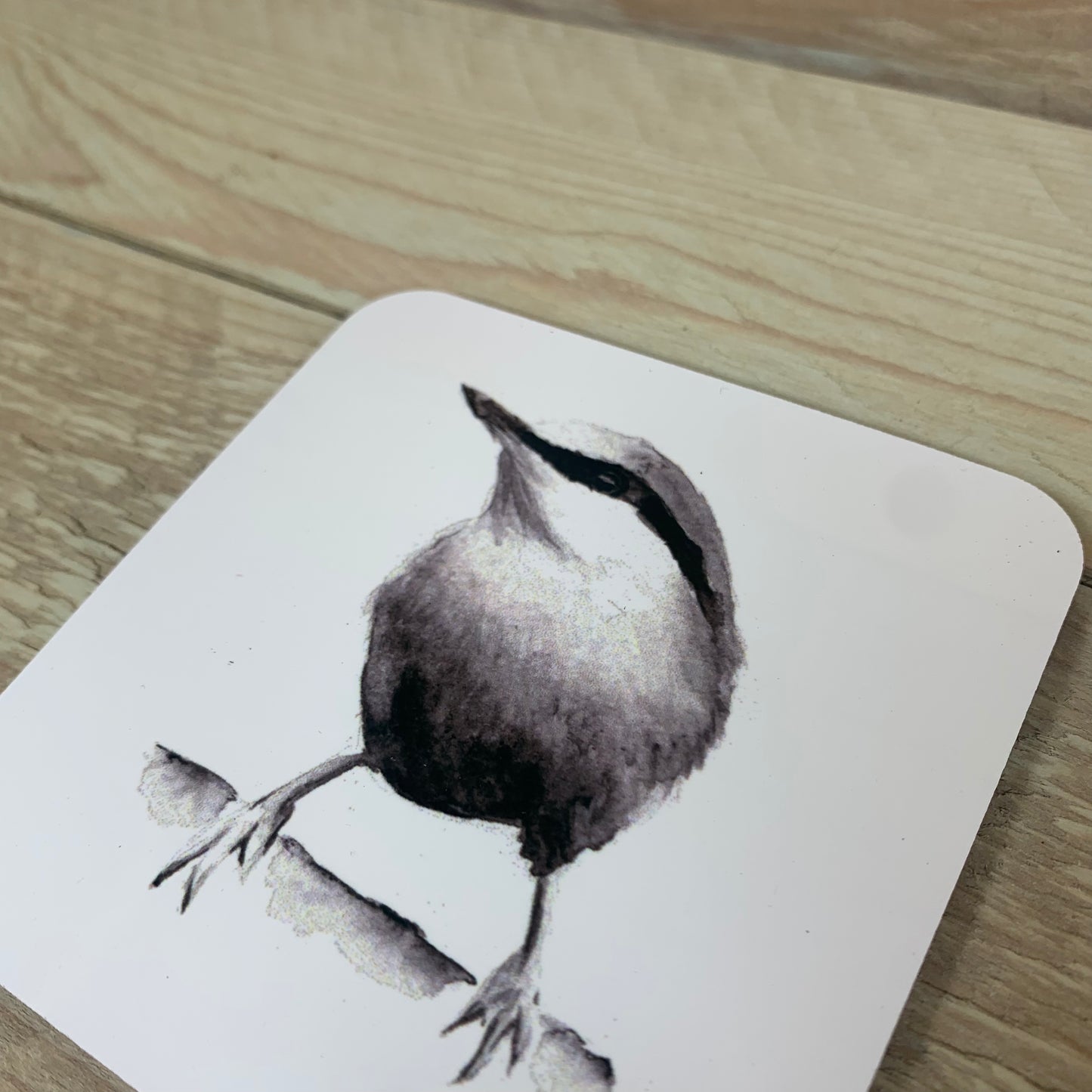 Nuthatch Coaster - Arty Bee Designs