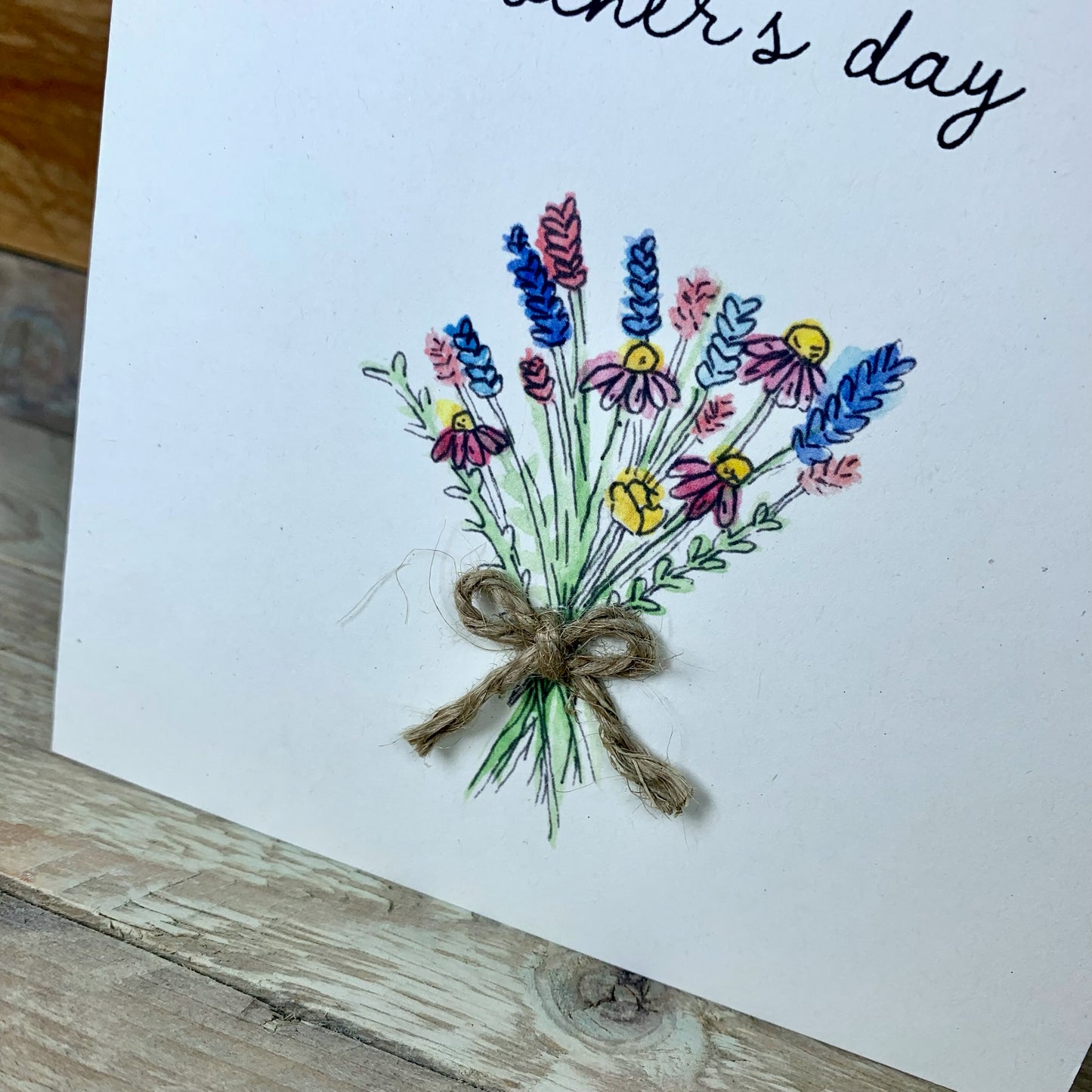 Meadow Seeded Bouquet Mother's Day Card