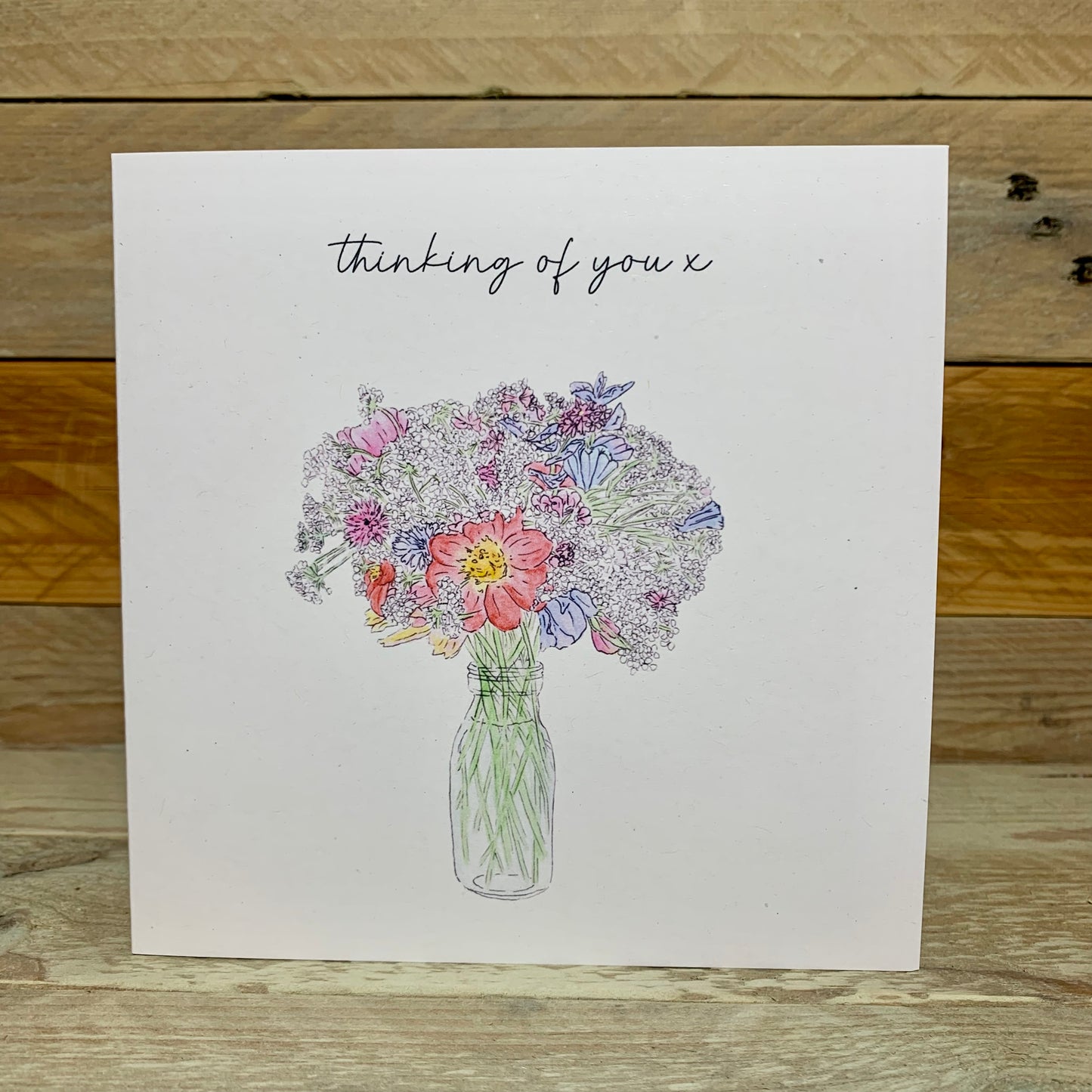 Thinking Of You Posey Card