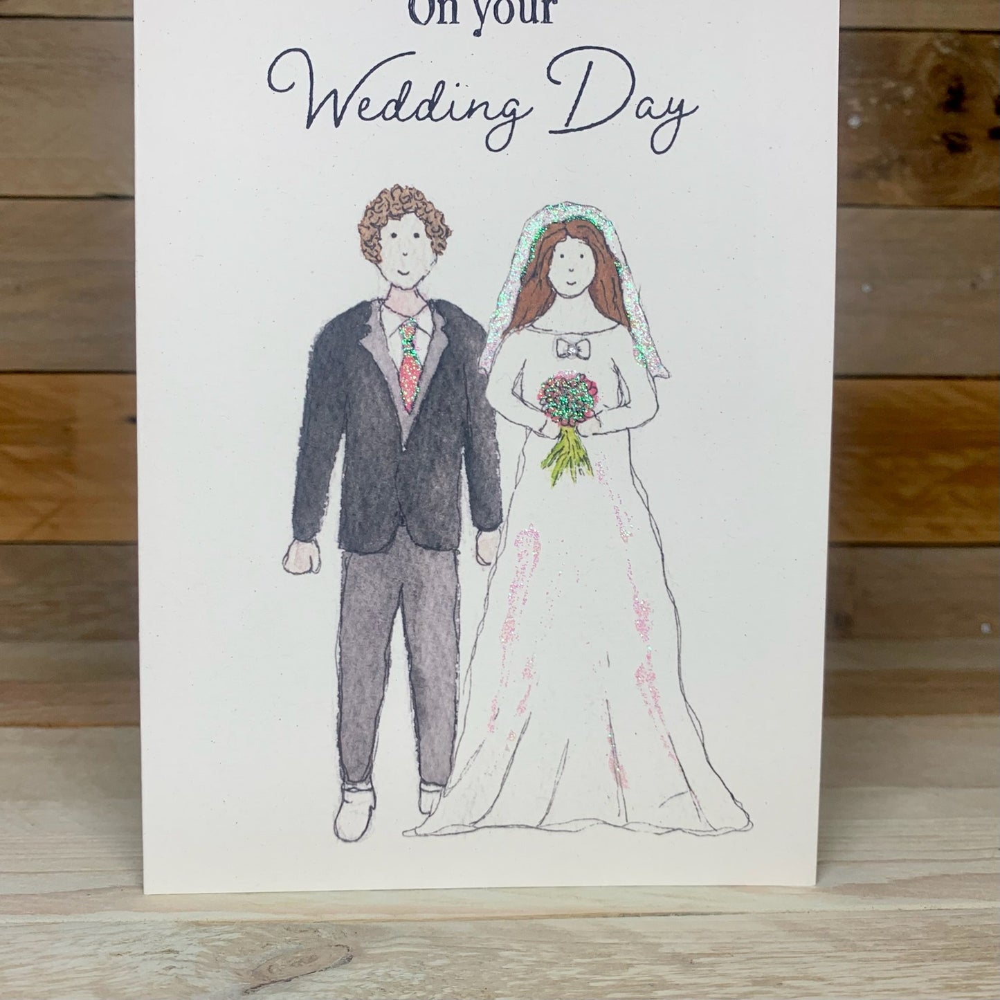 Wedding Couple Card - Arty Bee Designs