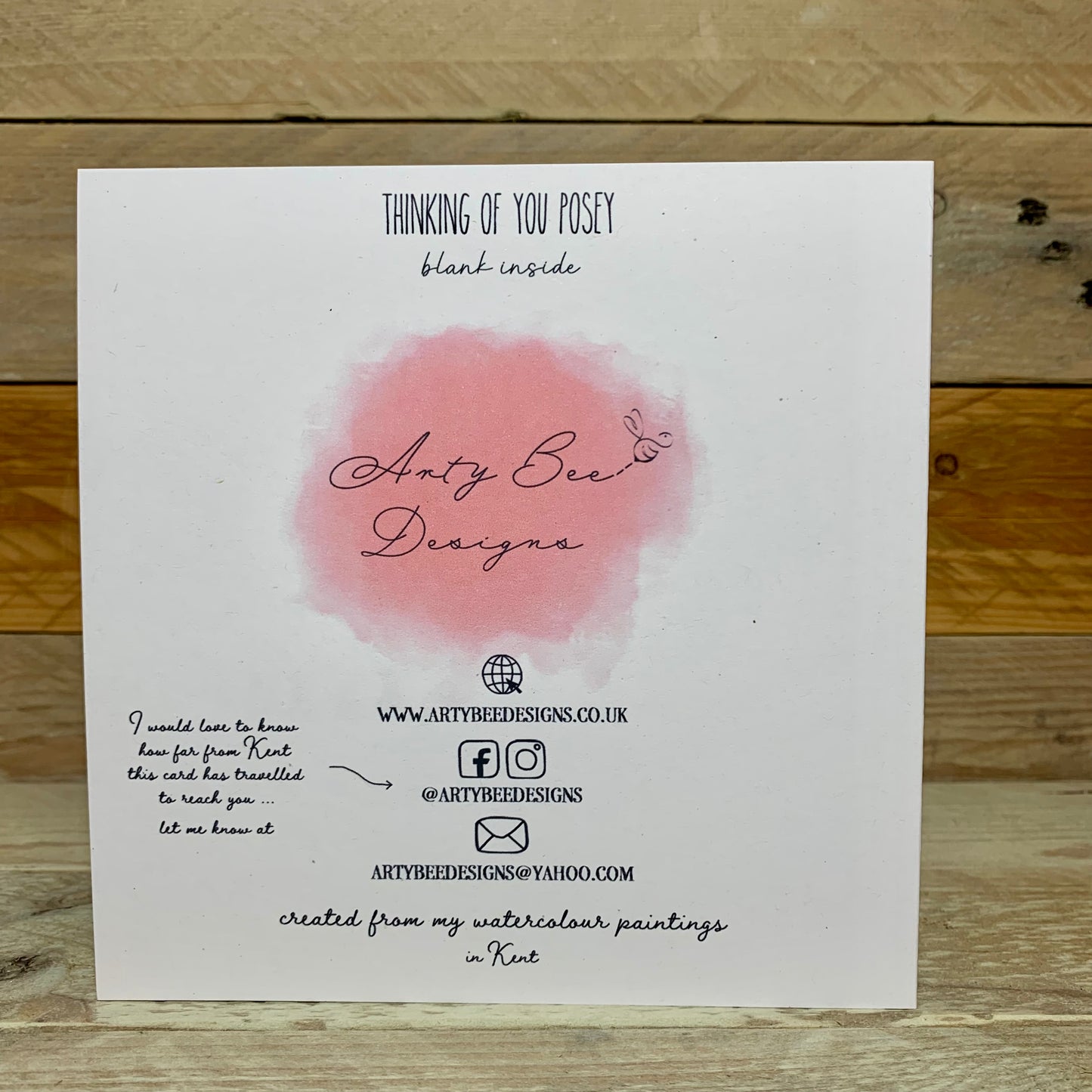 Thinking Of You Posey Card