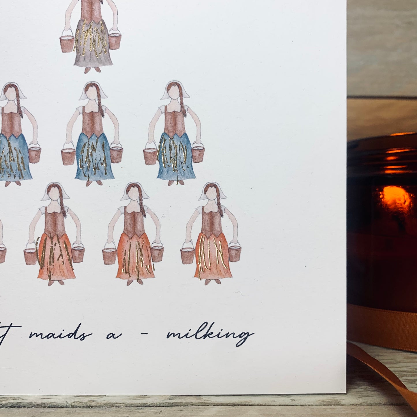 On the Eighth Day of Christmas Card