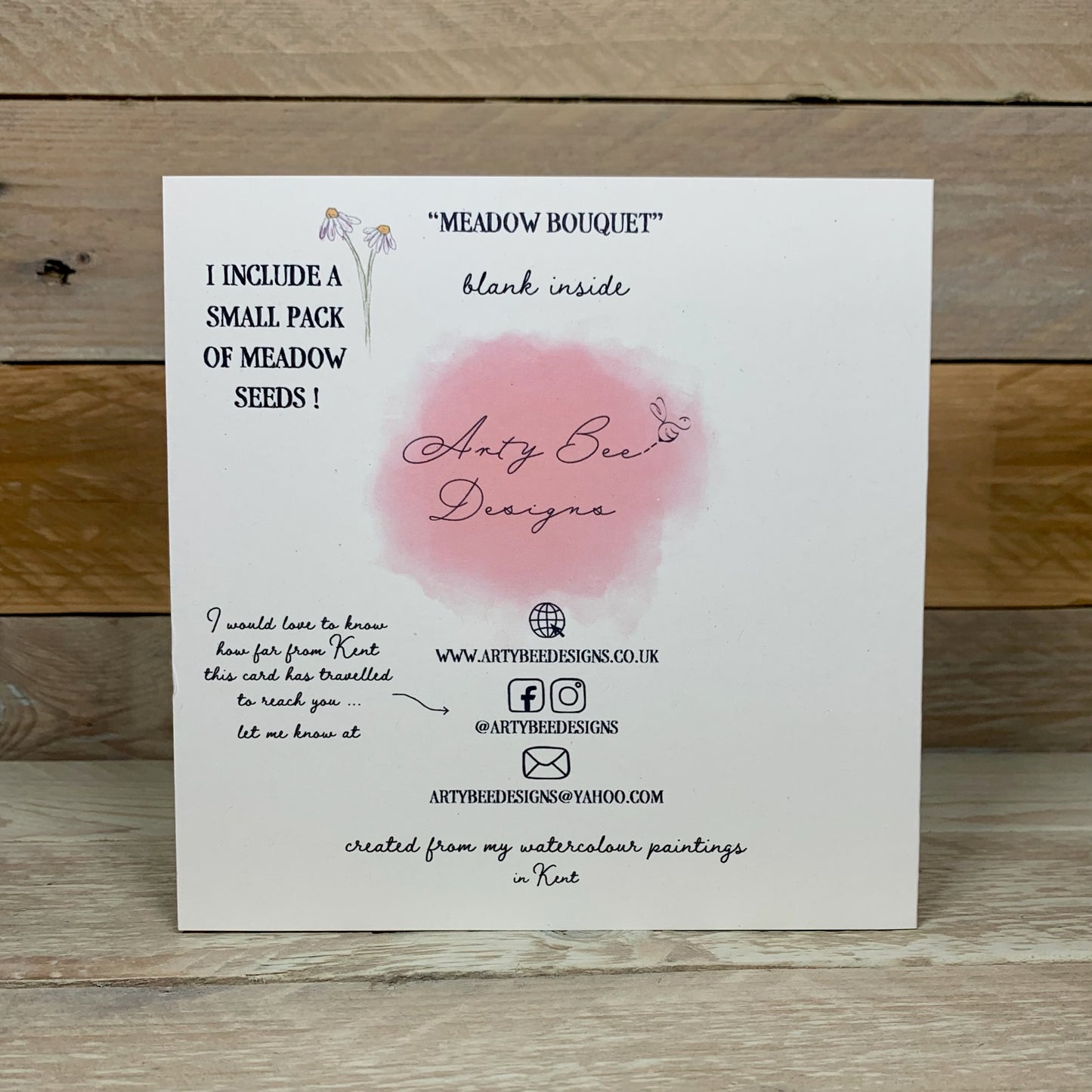 Meadow Seeded Bouquet Mother's Day Card
