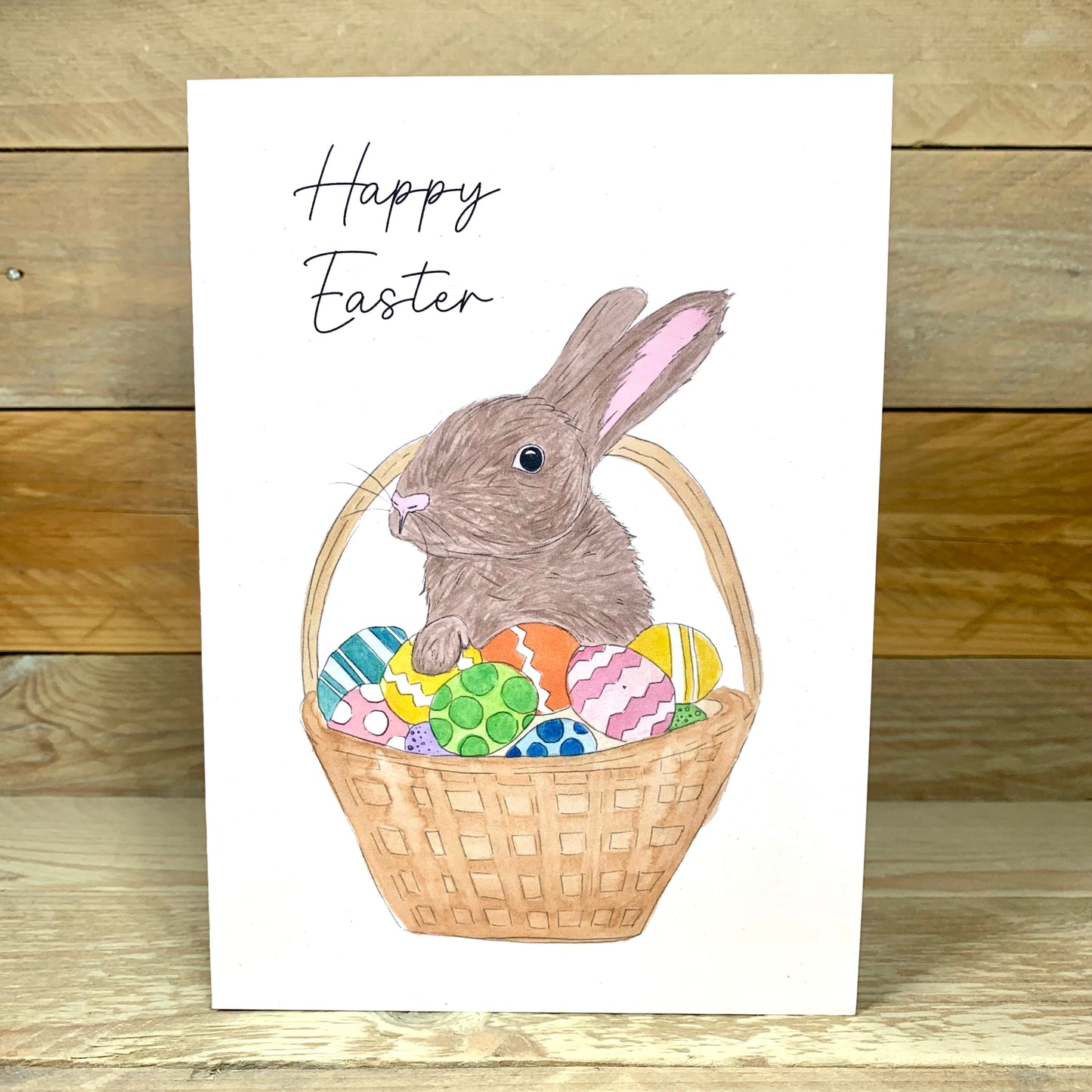 Peter's Egg Basket Easter Card