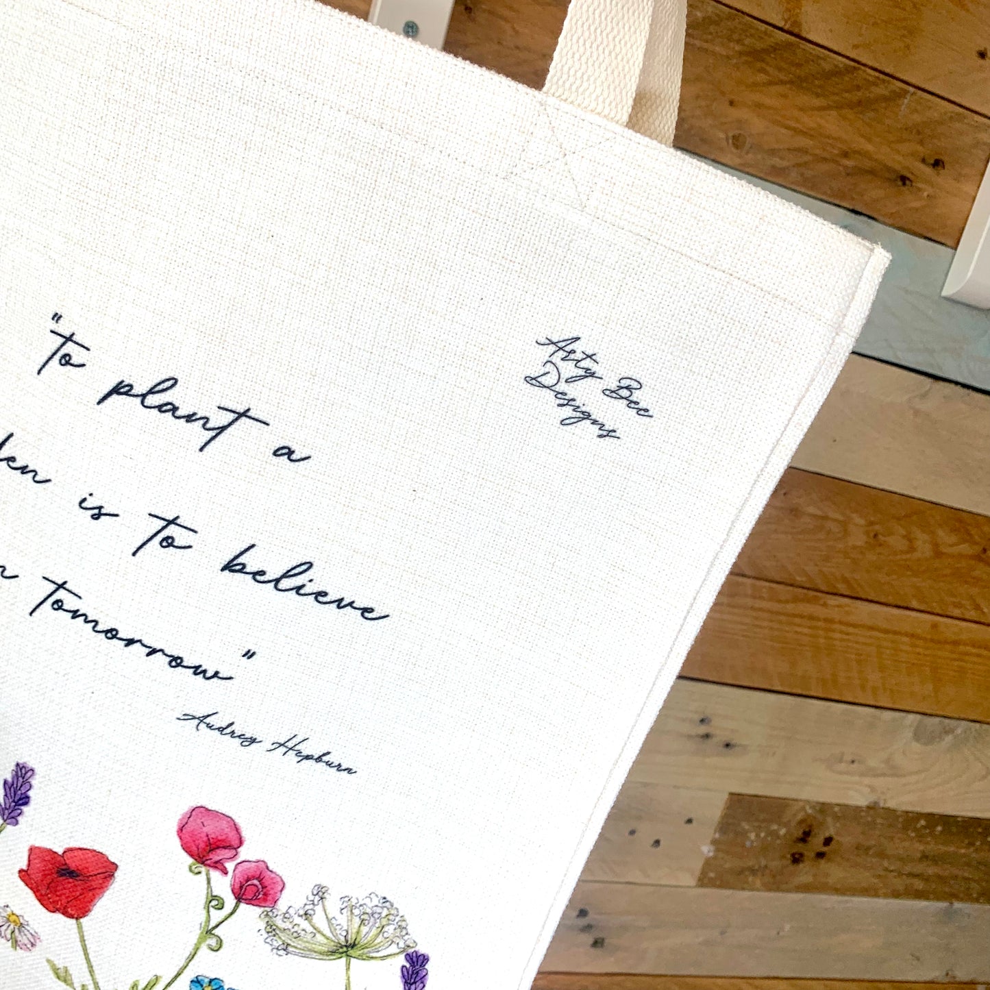To plant a garden ... Wildflower Tote Bag