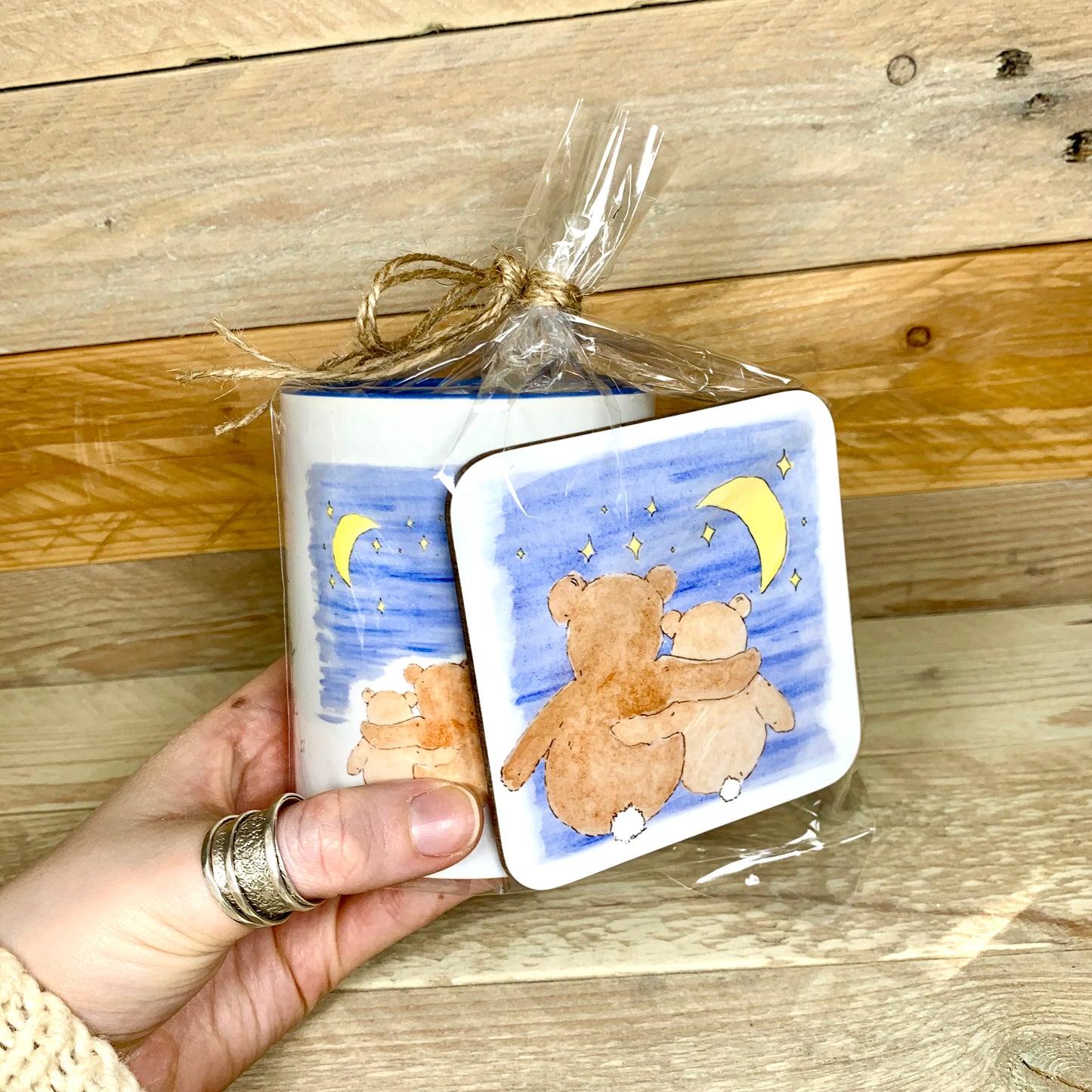 Moonlight Hugs Coaster