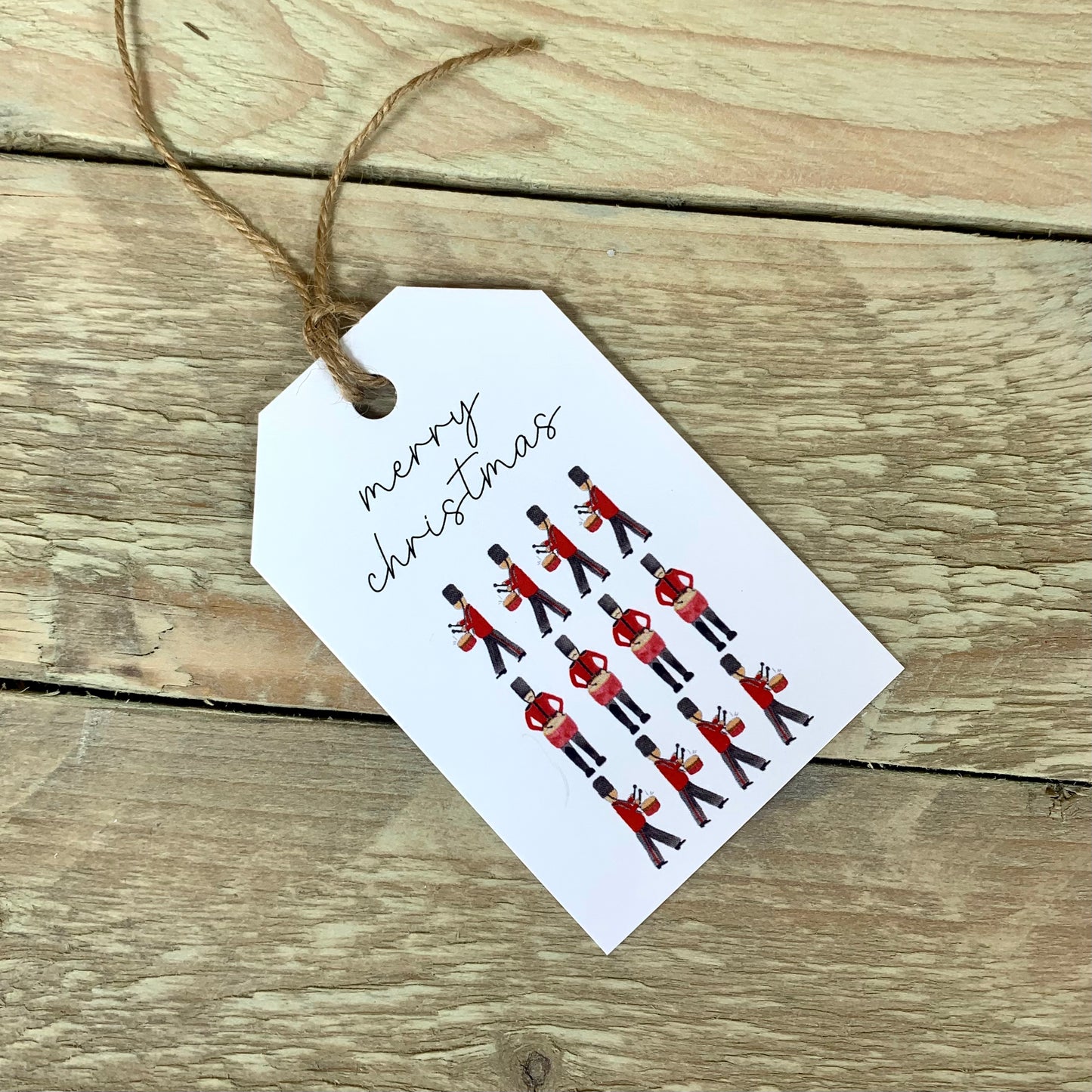 Twelve Drummers Drumming Christmas Gift Tags