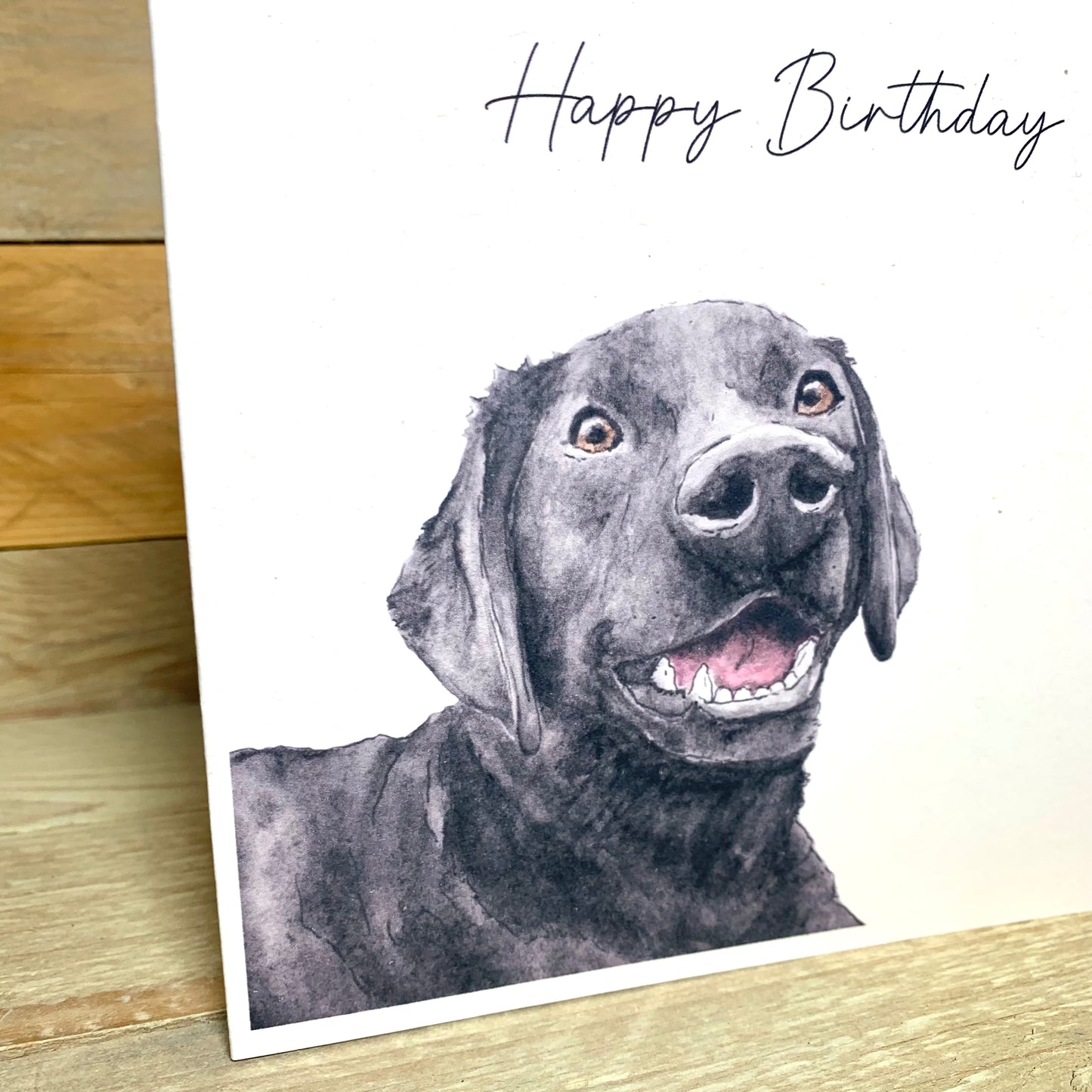 Oscar the Labrador Birthday Card
