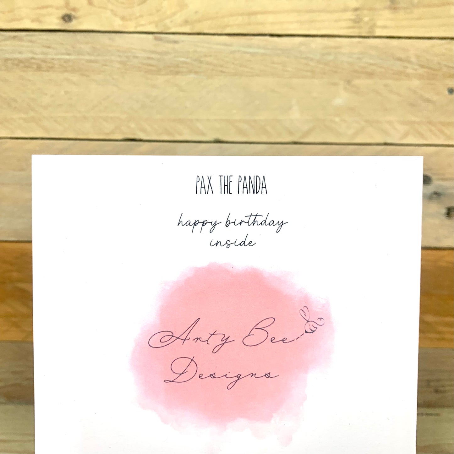 Pax the Panda Birthday Card