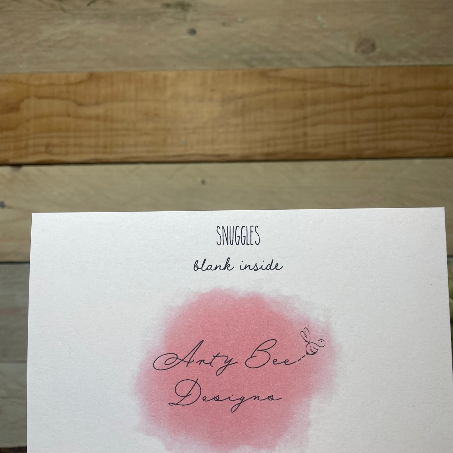 Snuggles Whippet Valentine's Card