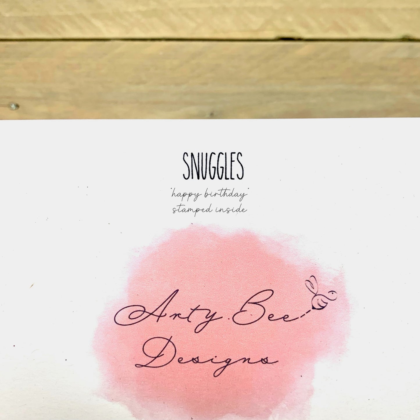 Snuggles Whippet Birthday Card
