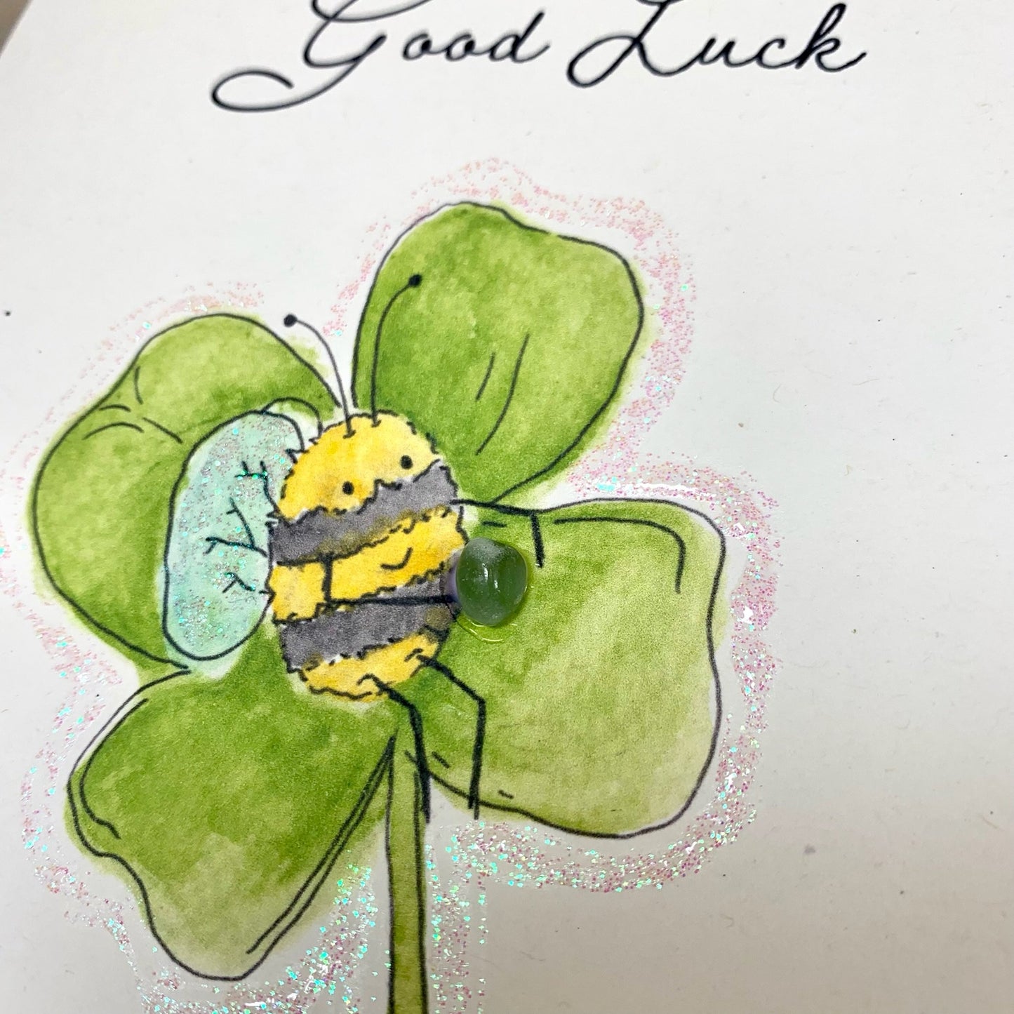 Lucky Buggy Good Luck Card - Arty Bee Designs