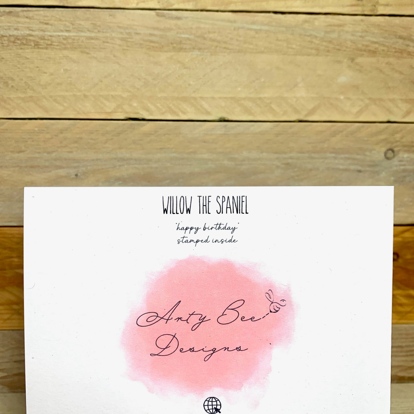 Willow the Spaniel Birthday Card