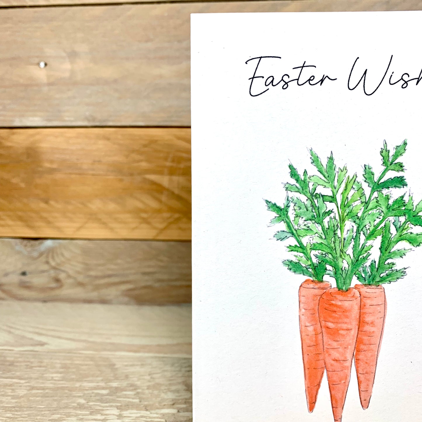 A Bunch Of Carrots Easter Notelet