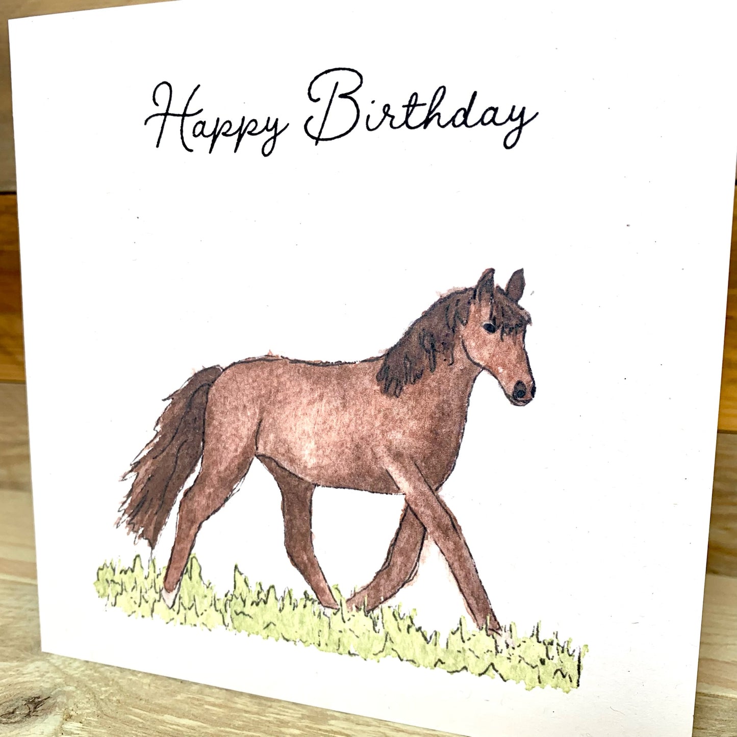 Hollie the Horse Birthday card
