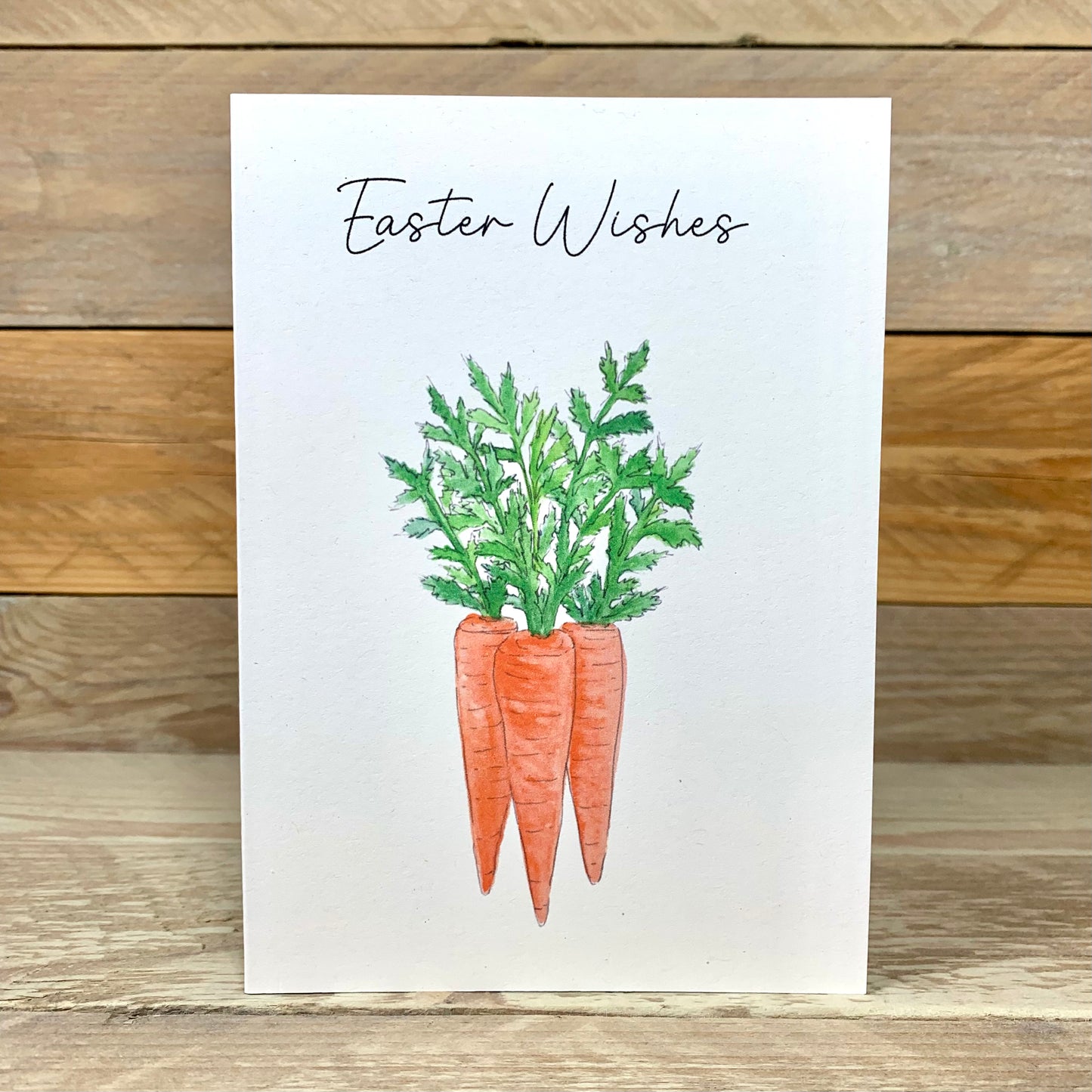 A Bunch Of Carrots Easter Notelet