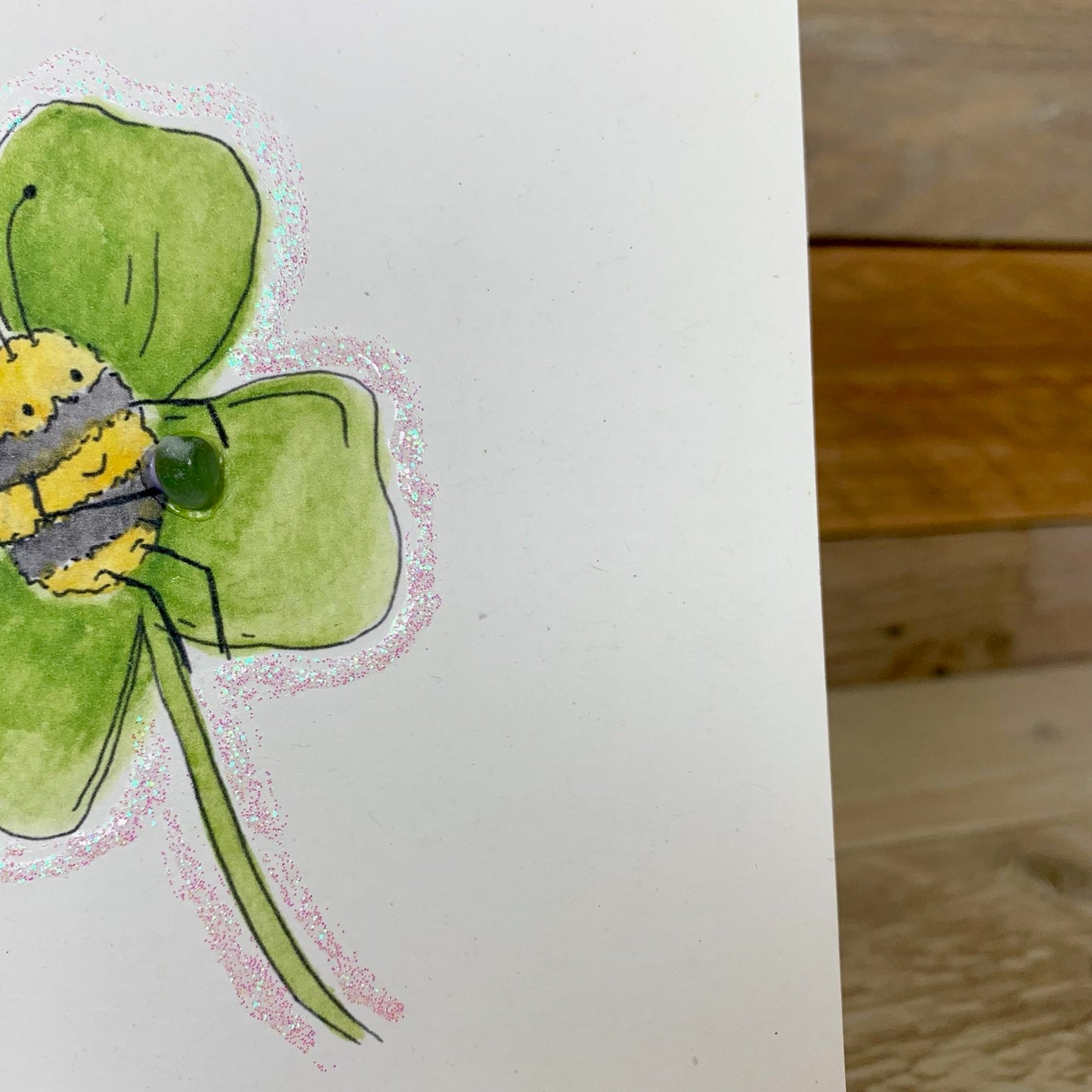 Lucky Buggy Good Luck Card - Arty Bee Designs