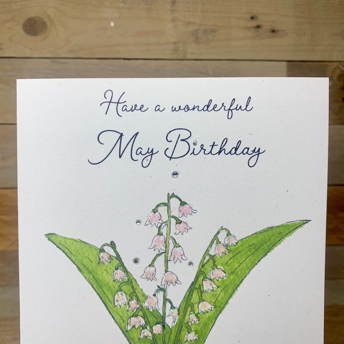 May / Lilly of the Valley Birth Flower Card - Arty Bee Designs