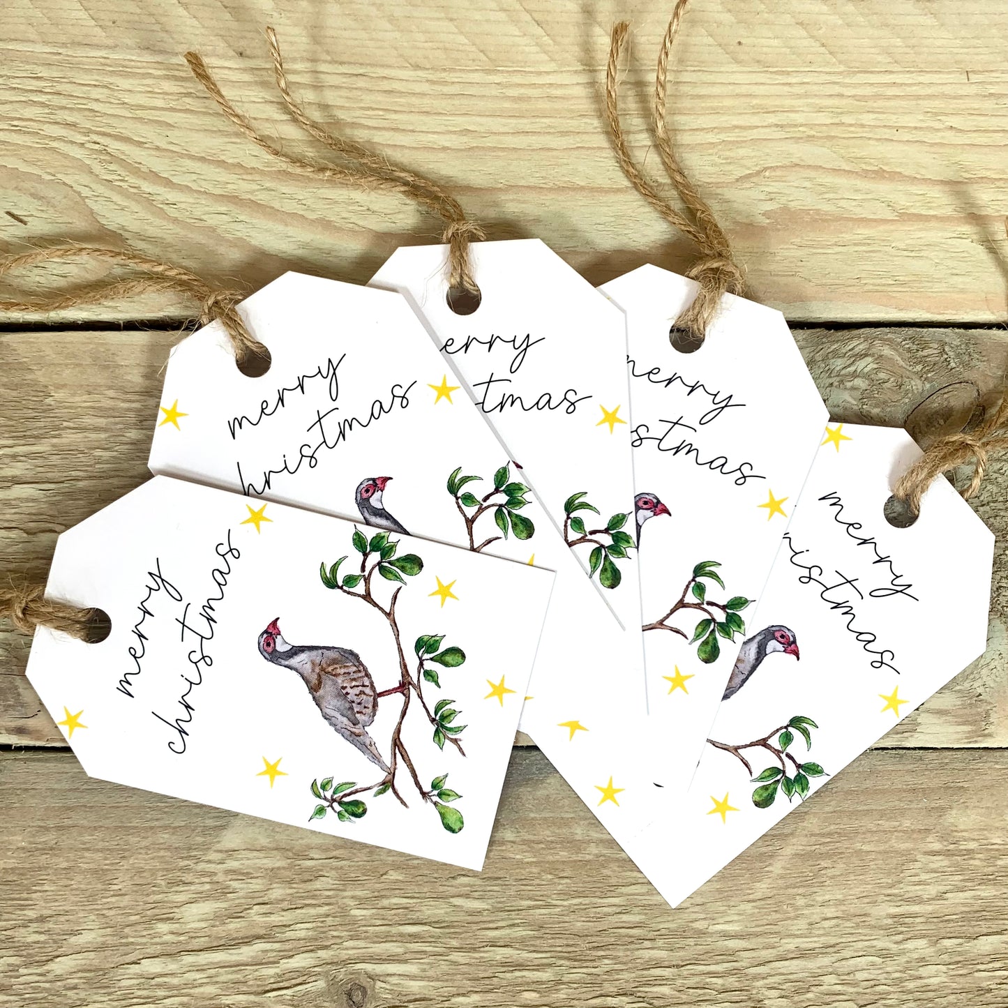 Partridge in a Pear Tree Christmas Gift Tags