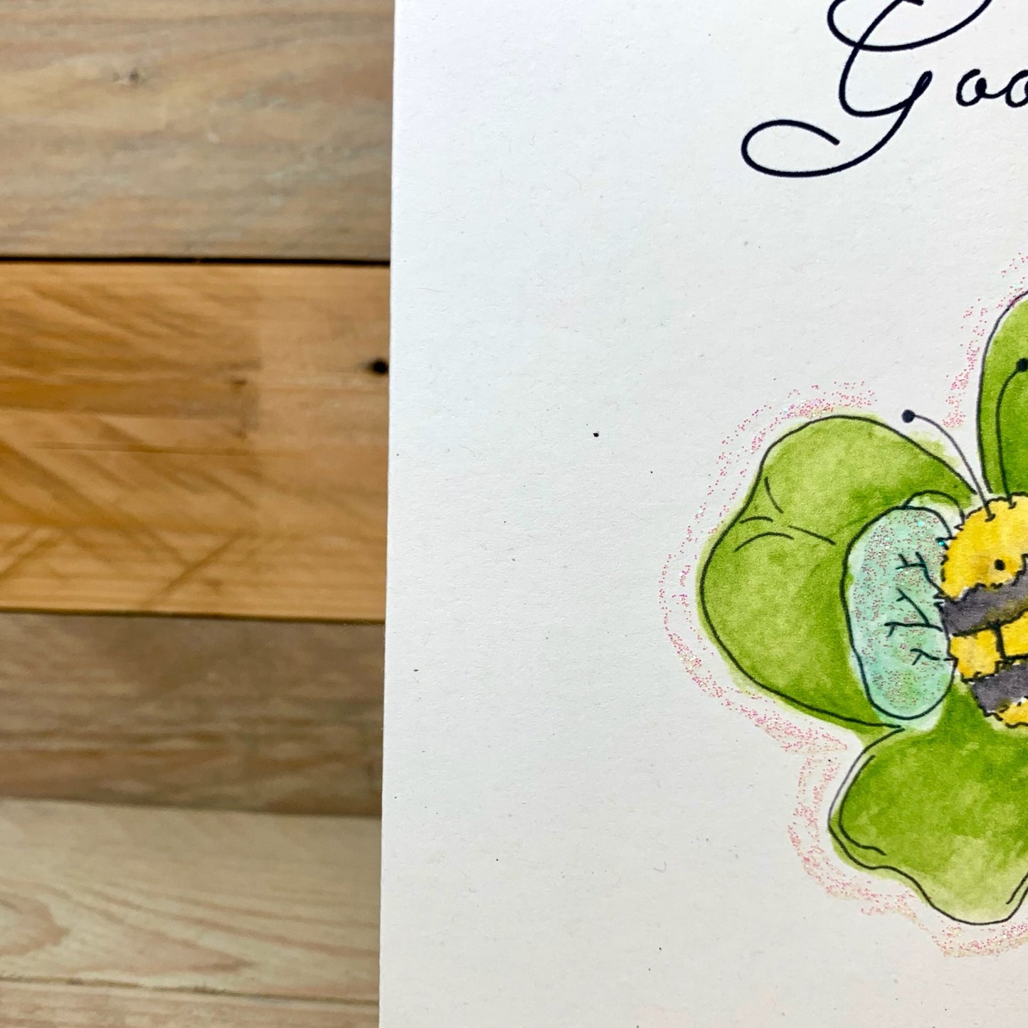 Lucky Buggy Good Luck Card - Arty Bee Designs