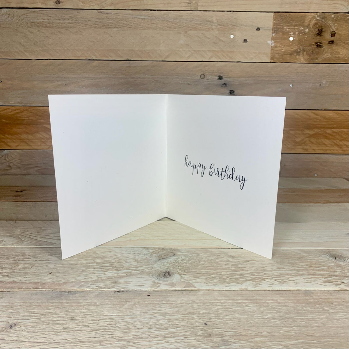 Beach Hut Hut Hut Birthday Card - Arty Bee Designs