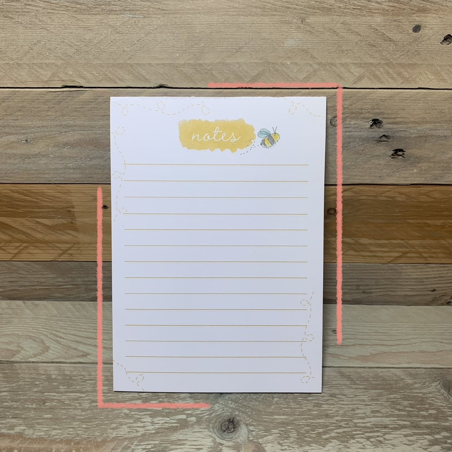 Bee A5 Notepad - Arty Bee Designs