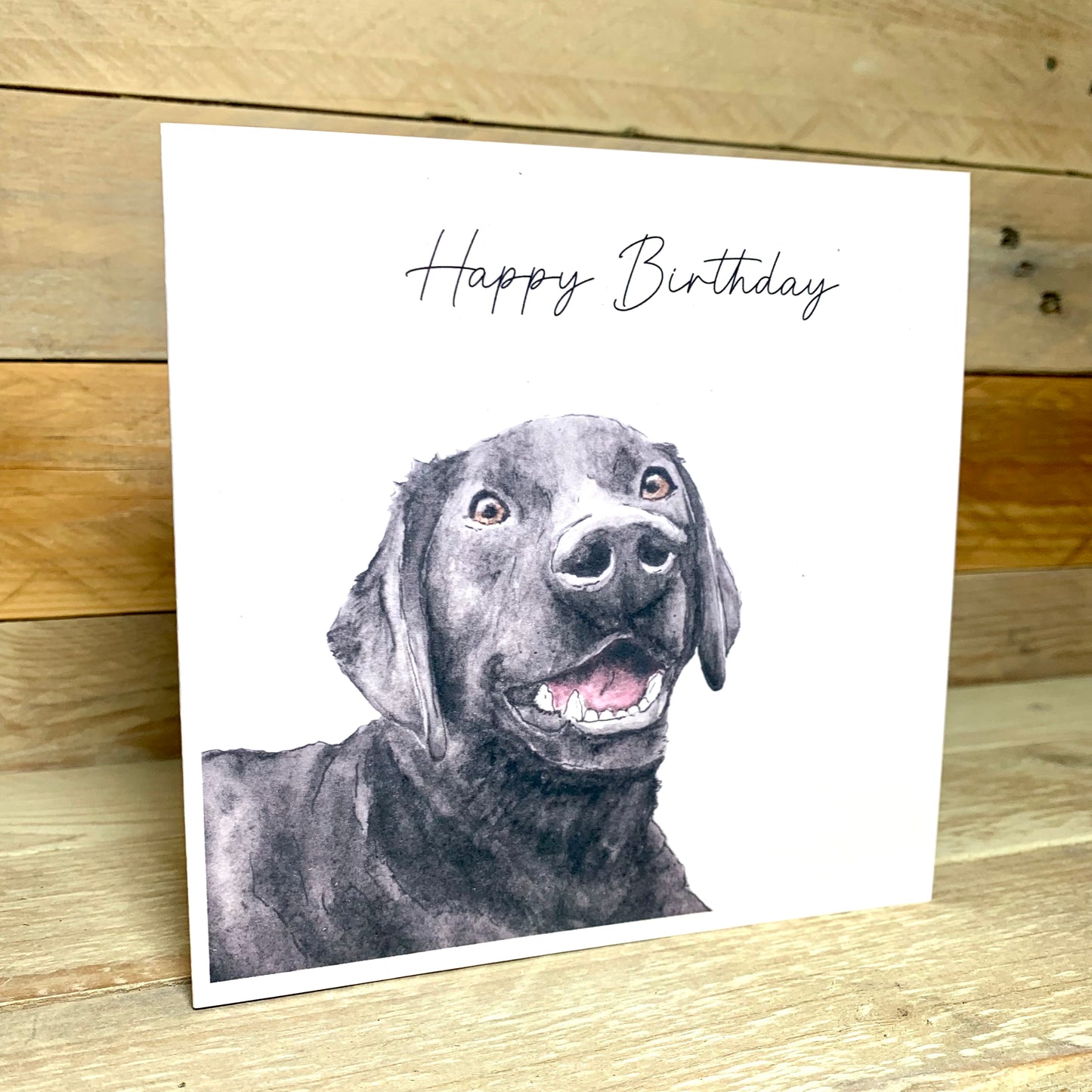 Oscar the Labrador Birthday Card