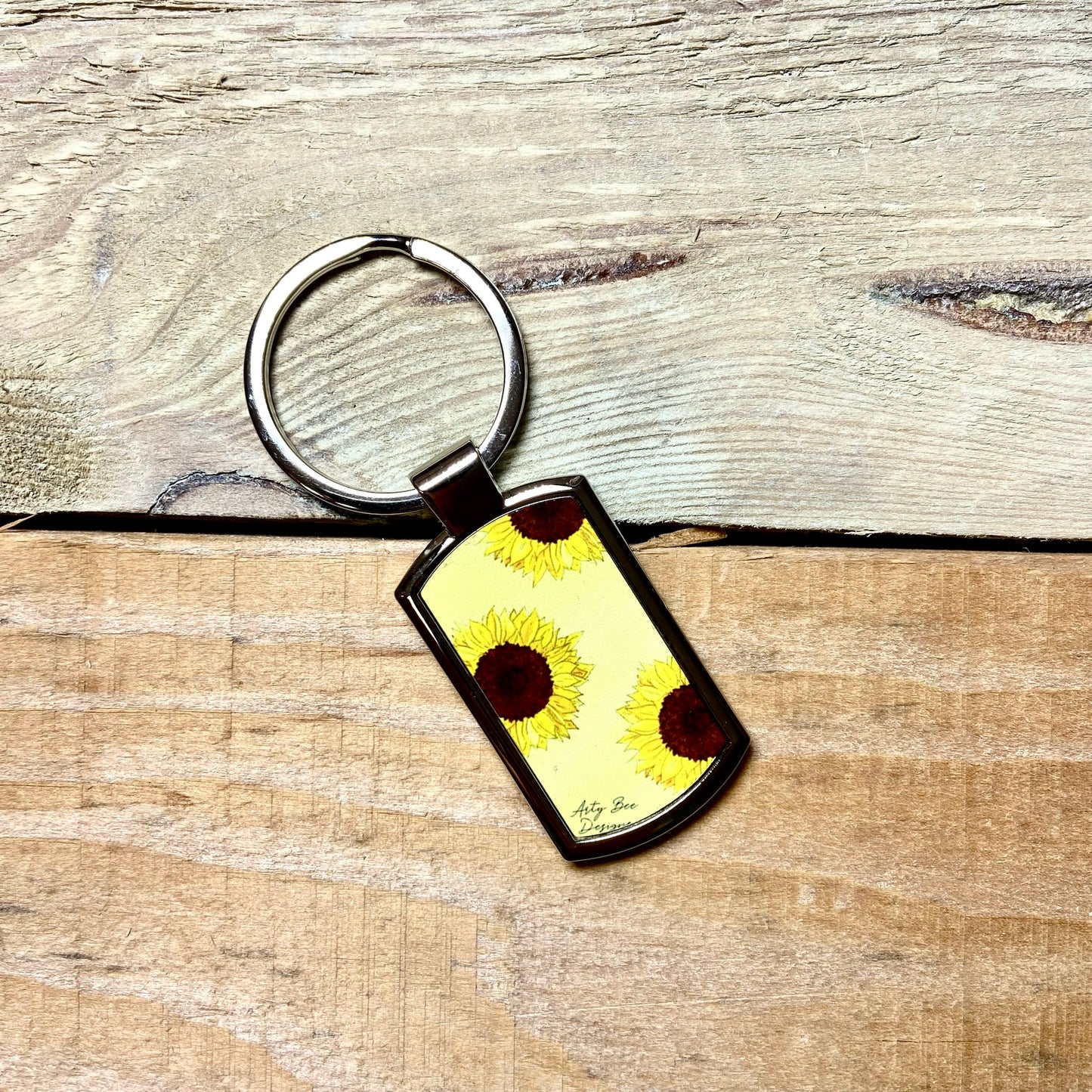 Sunflower Keyring