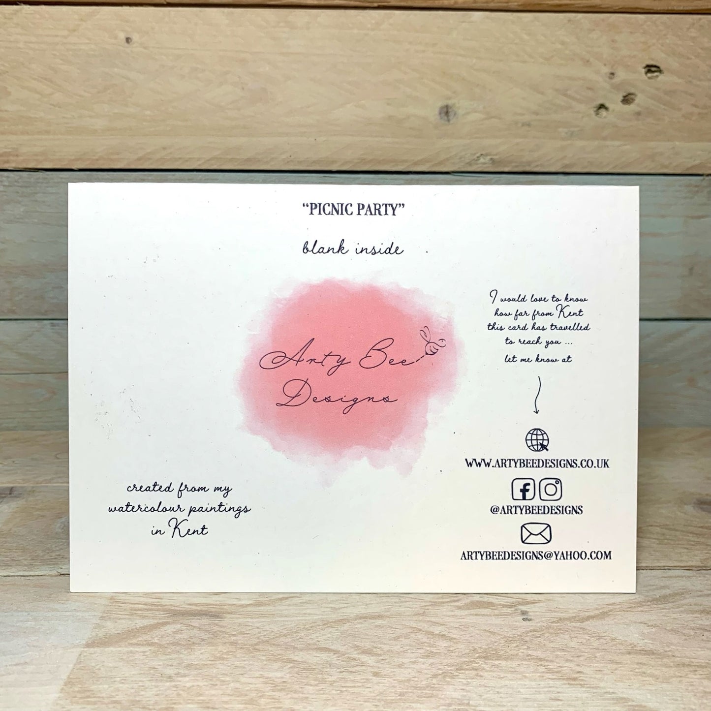 Picnic Party Father's Day Card - Arty Bee Designs