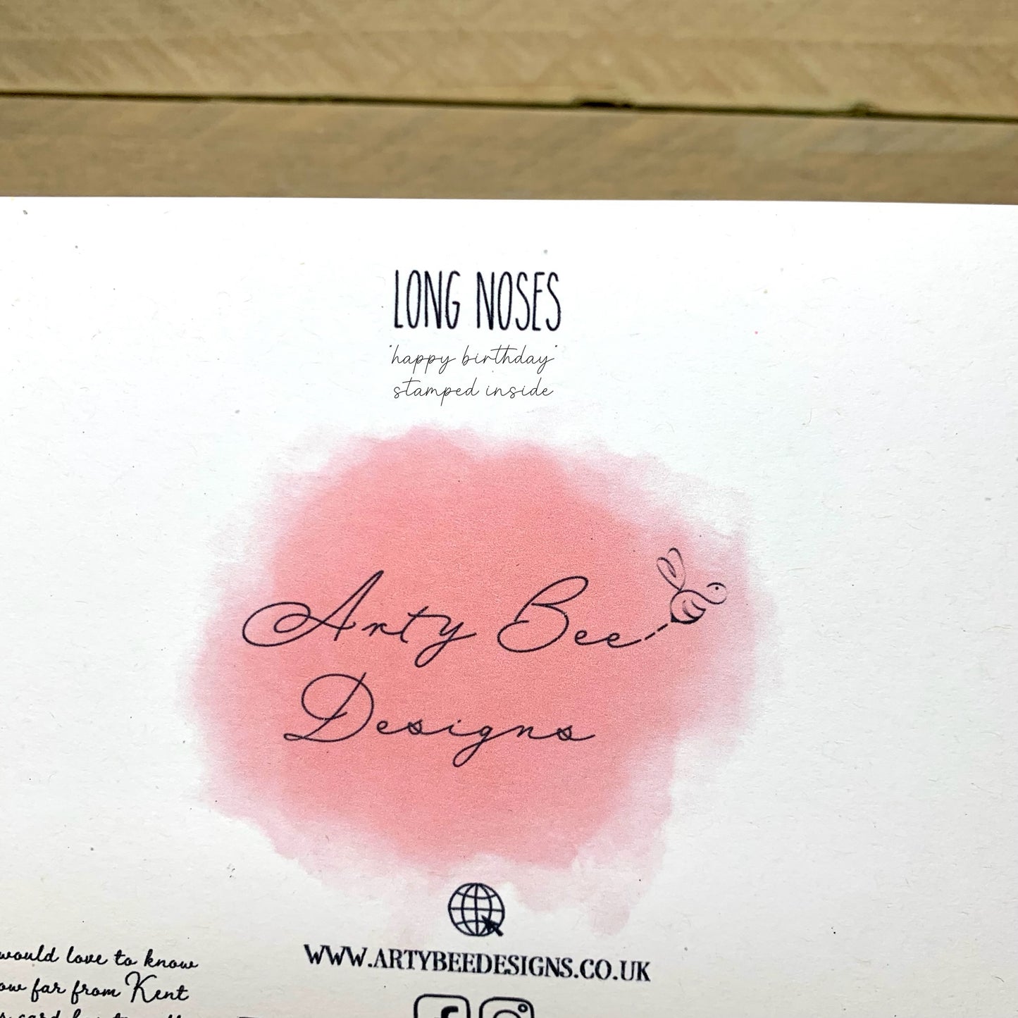 Long Noses Whippet Birthday Card