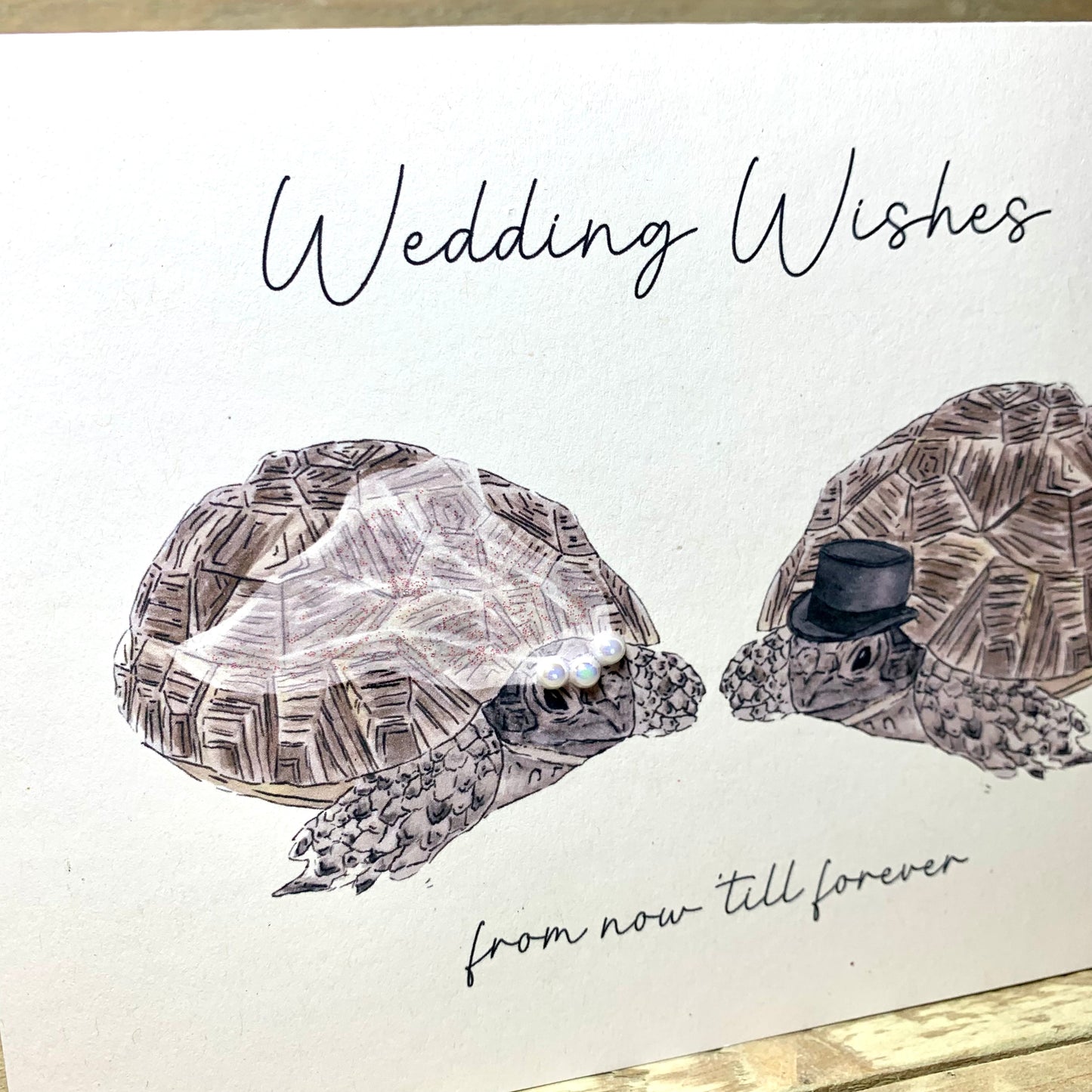 Tina and Thomas Say I Do Wedding Card
