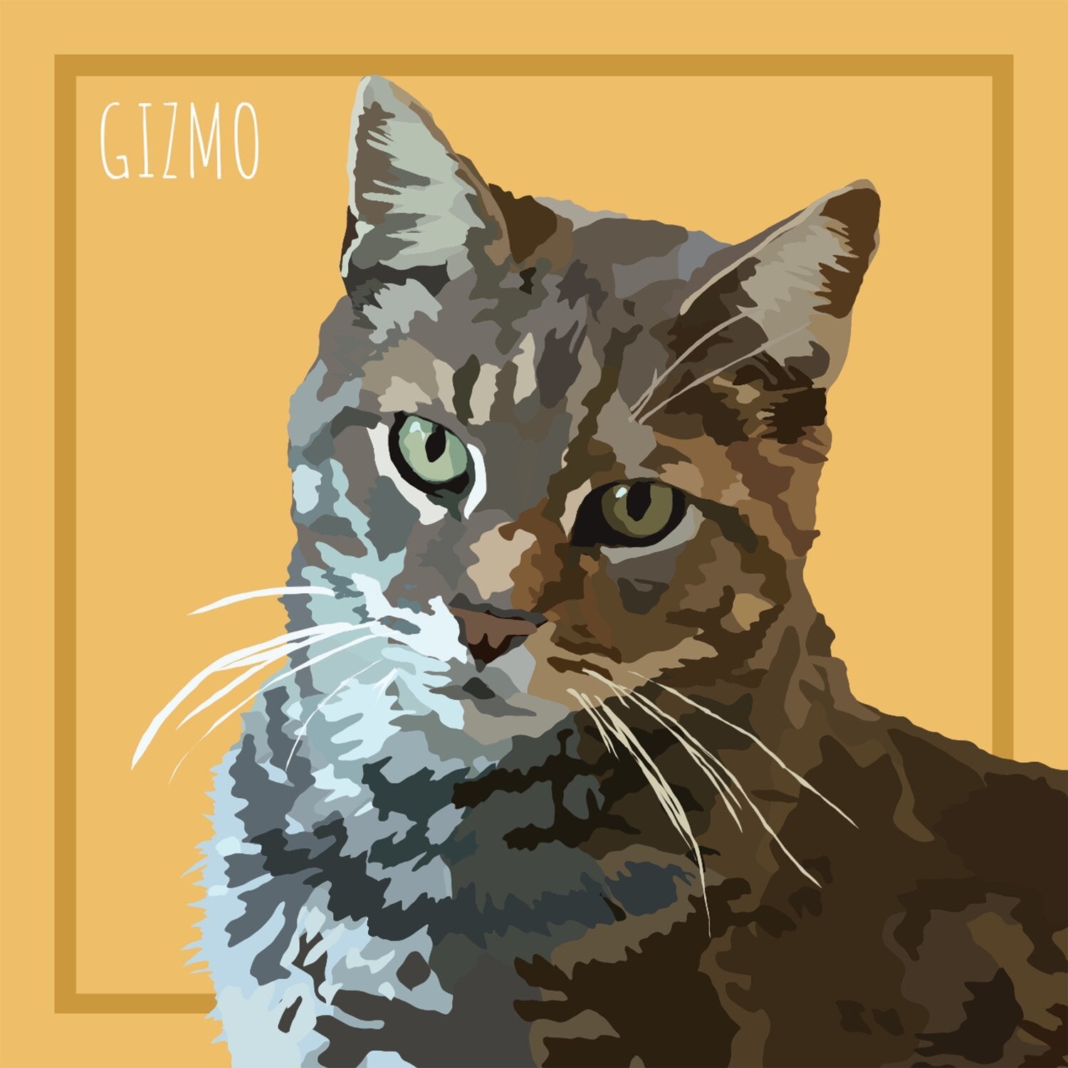 Digital Pet Portrait - Arty Bee Designs