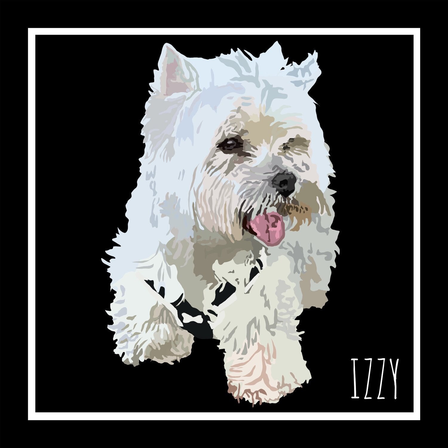 Digital Pet Portrait - Arty Bee Designs