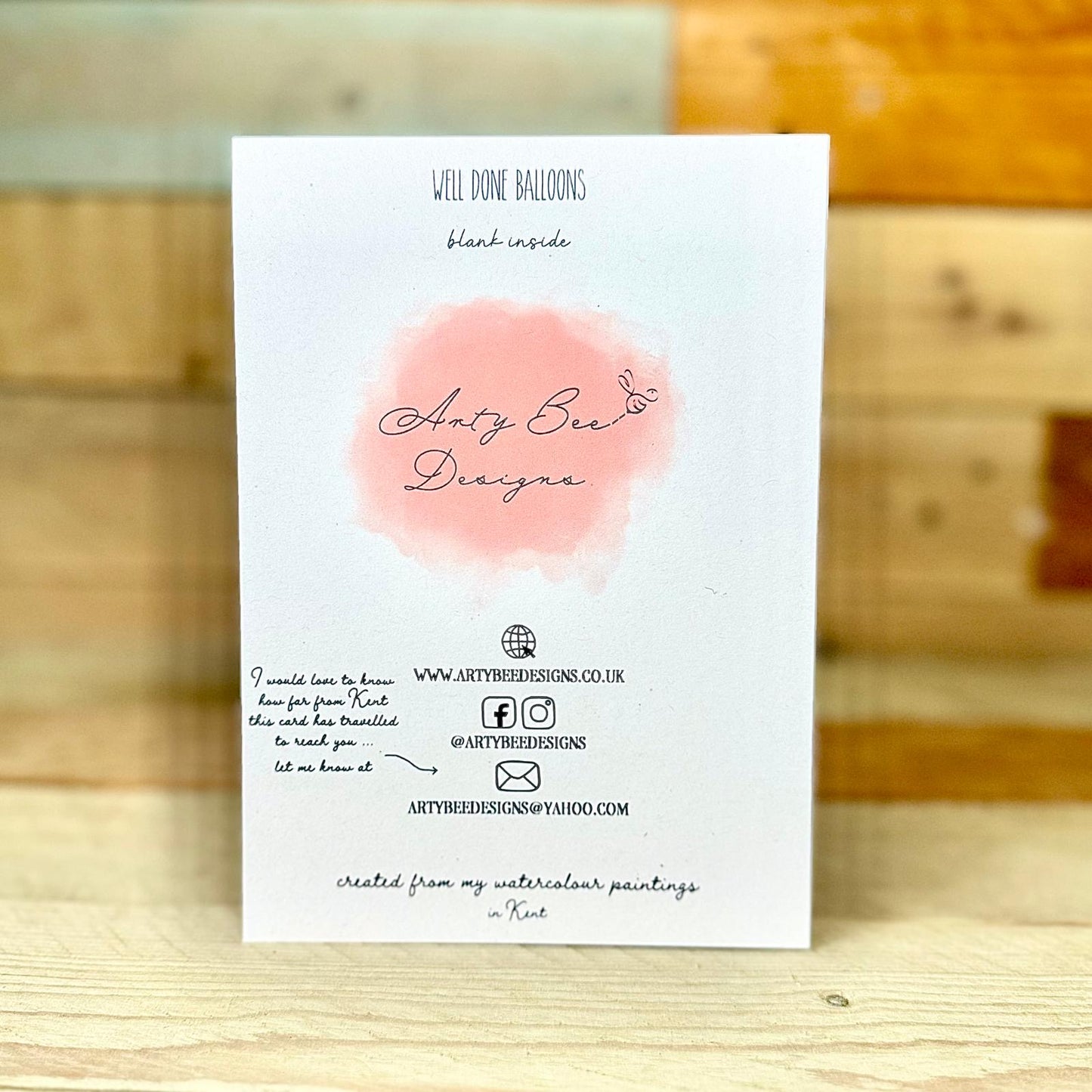Well Done Balloons Card