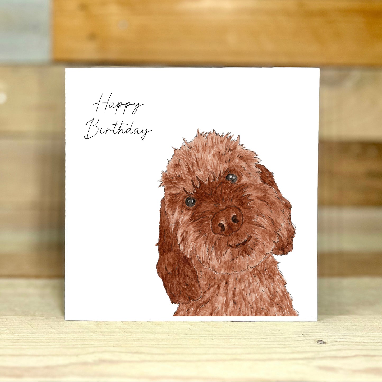 Chico the Cheeky Cockapoo Birthday Card