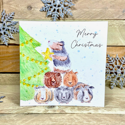 A Very Guinea Pig Christmas Christmas Card